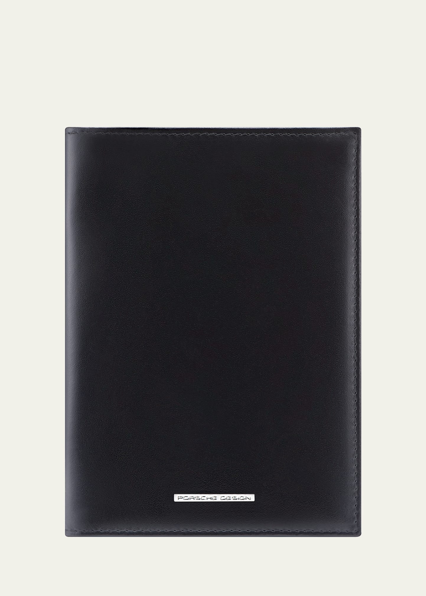 Shop Porsche Design Classic Passport Holder In Black