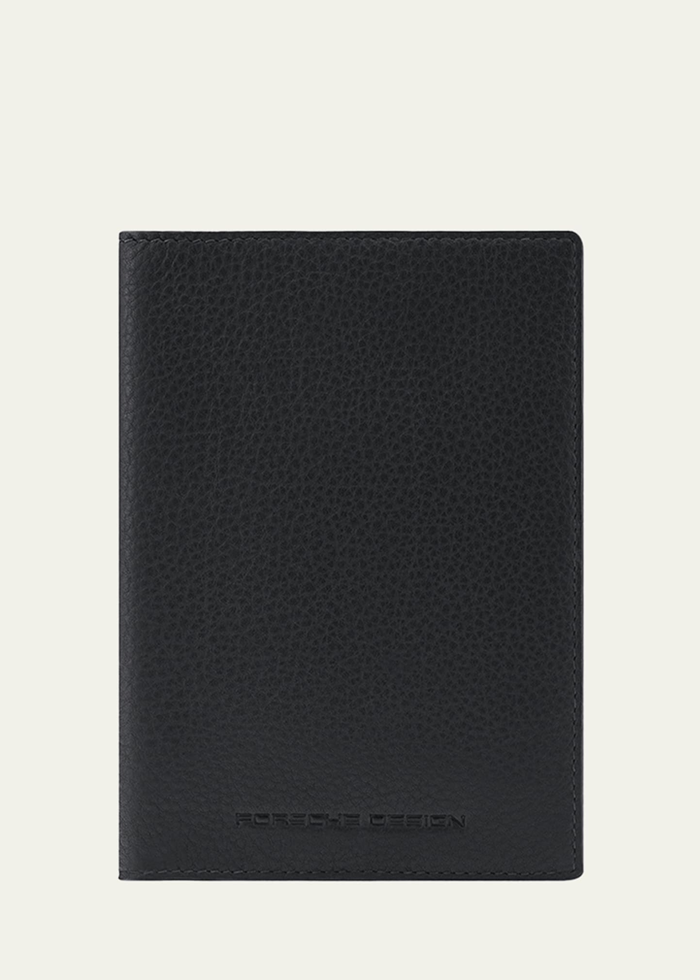 Shop Porsche Design Business Passport Holder In Black