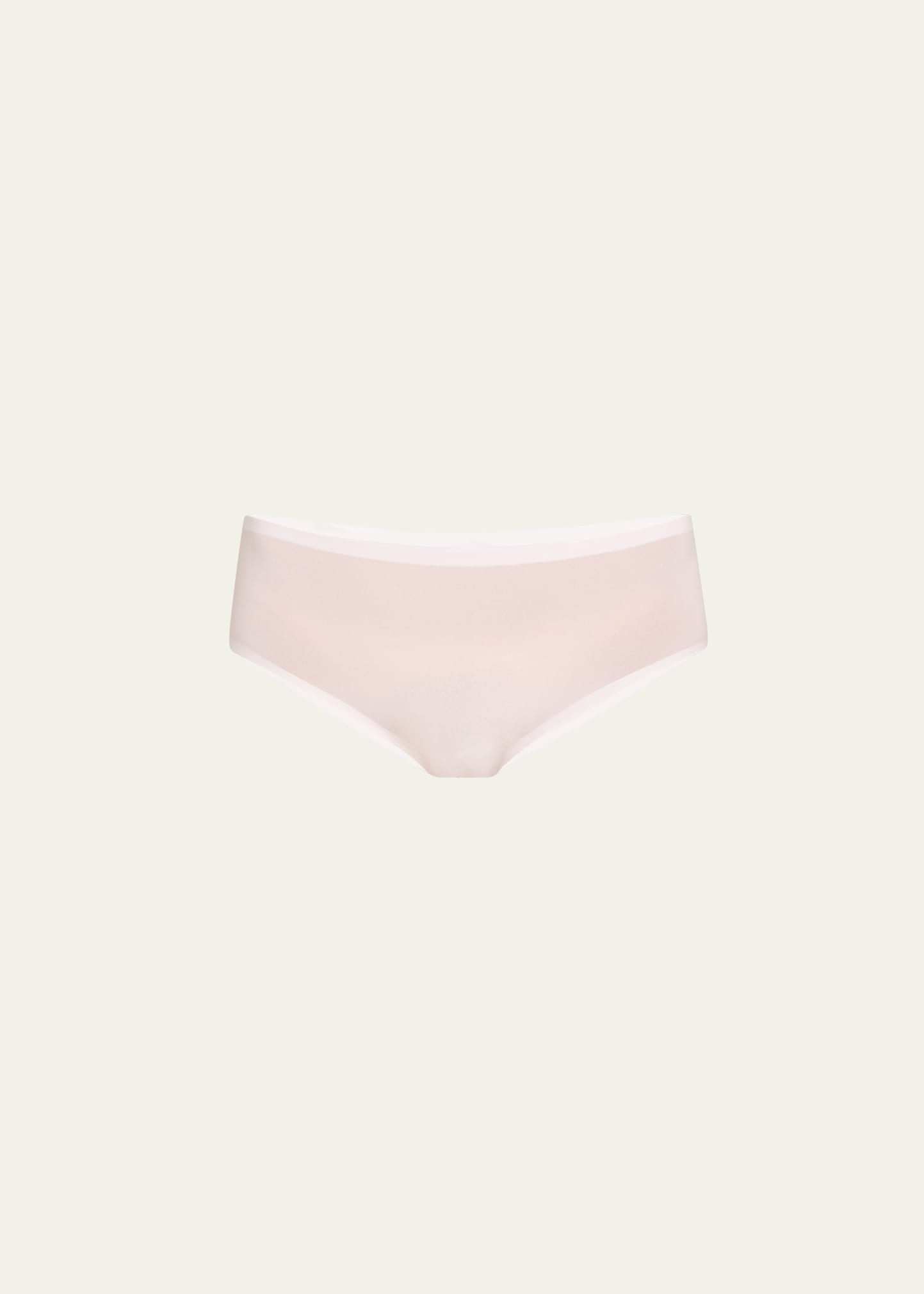 Shop Chantelle Soft Stretch Mid-rise Hipster Briefs In White