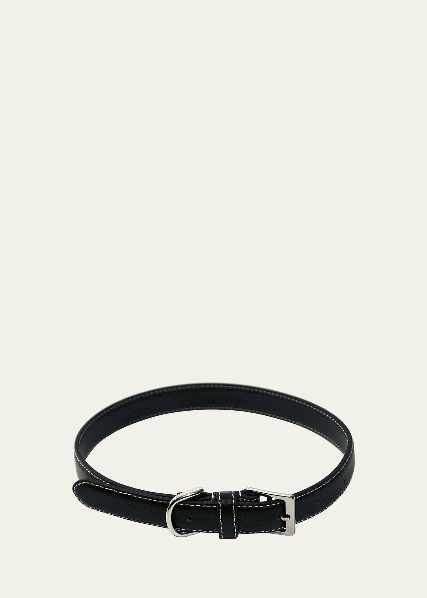 Royce New York Medium Luxe Dog Collar In Black