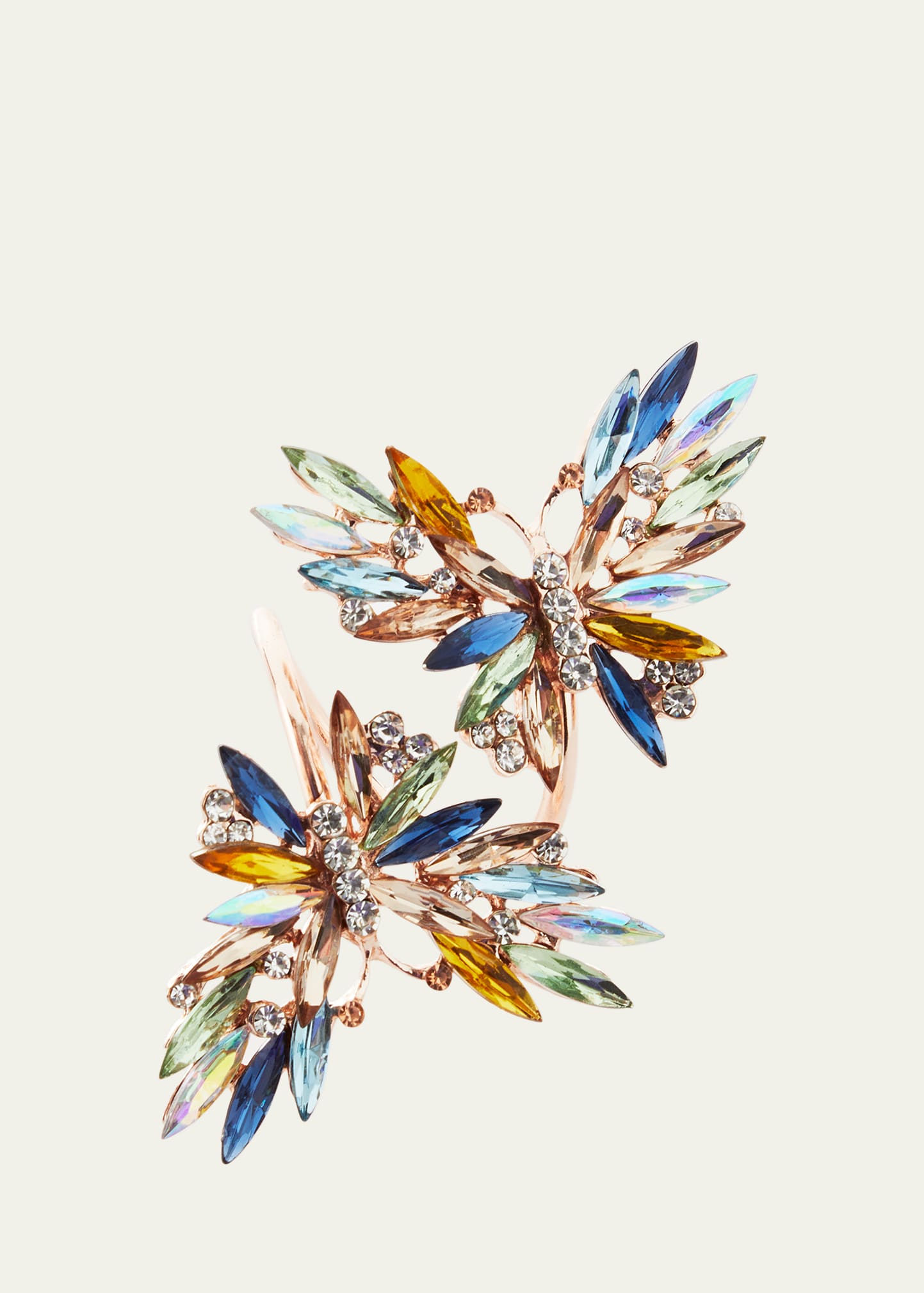Shop Kim Seybert Butterflies Napkin Rings, Set Of 4 In Multi