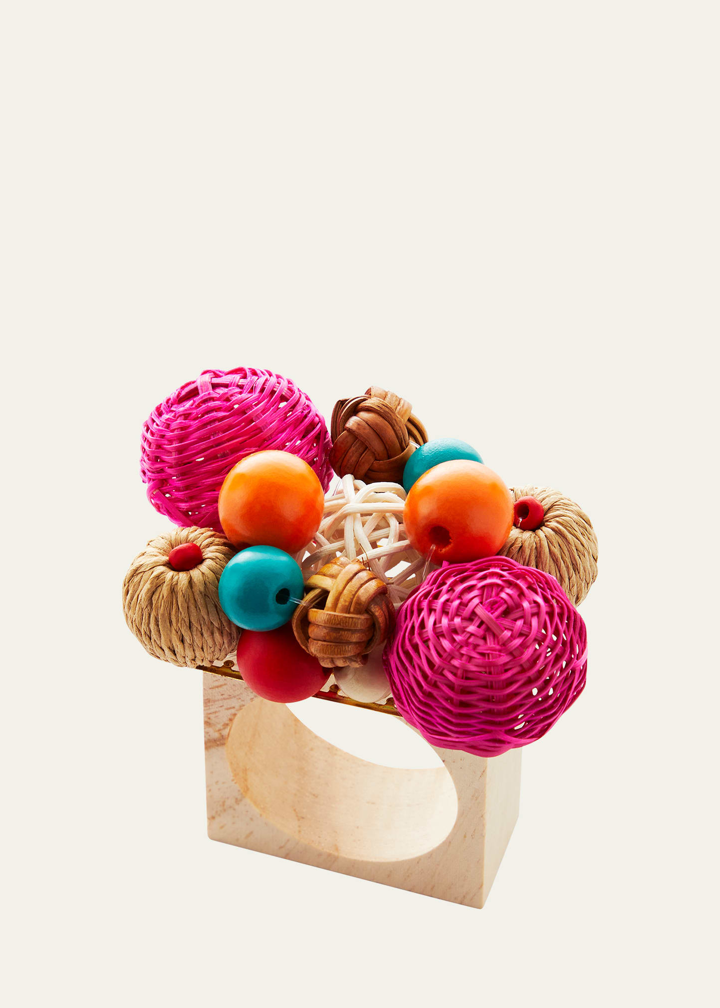 Shop Kim Seybert Java Napkin Ring In Multi