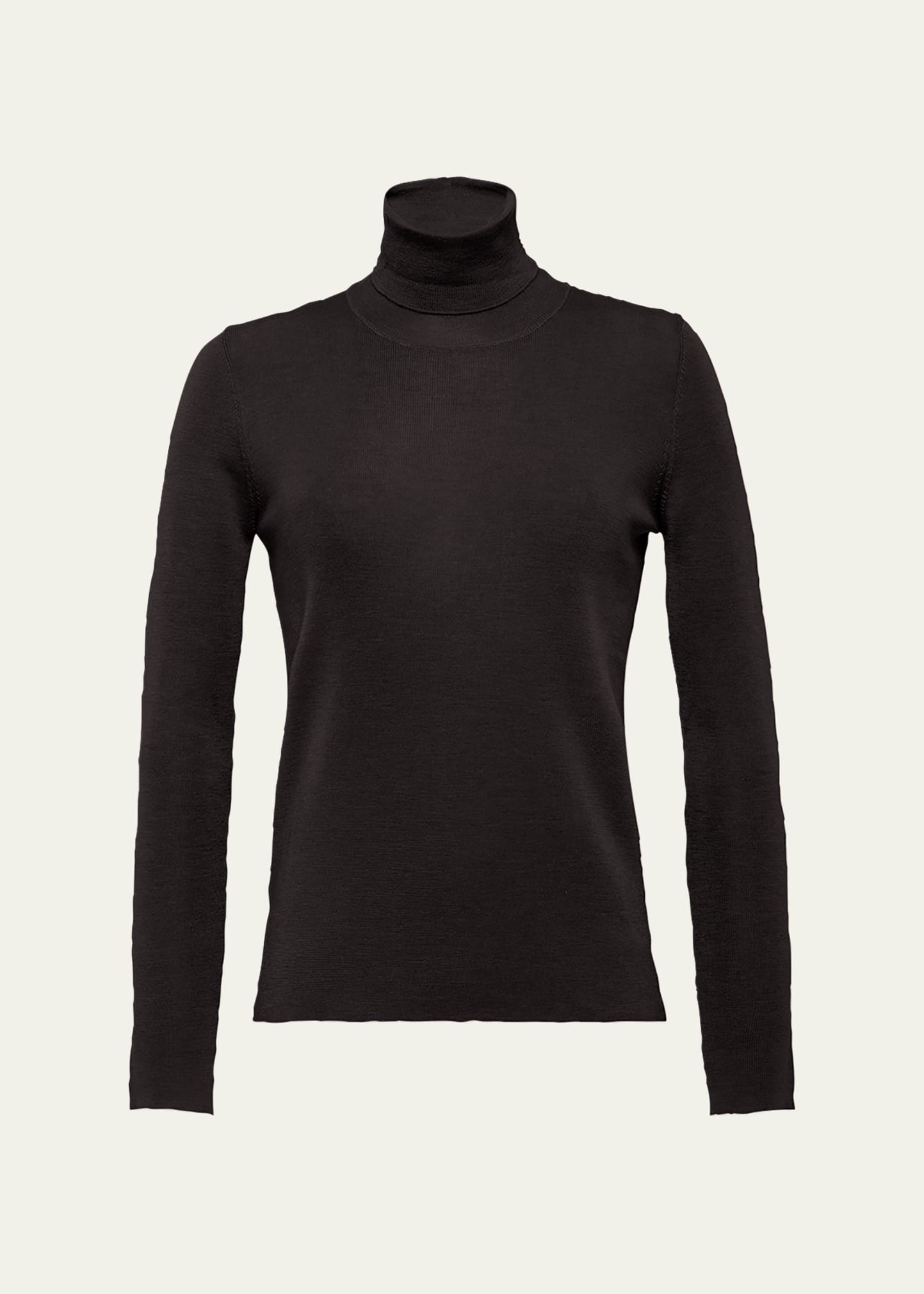 Prada Turtleneck Cashmere-blend Sweater In Nero