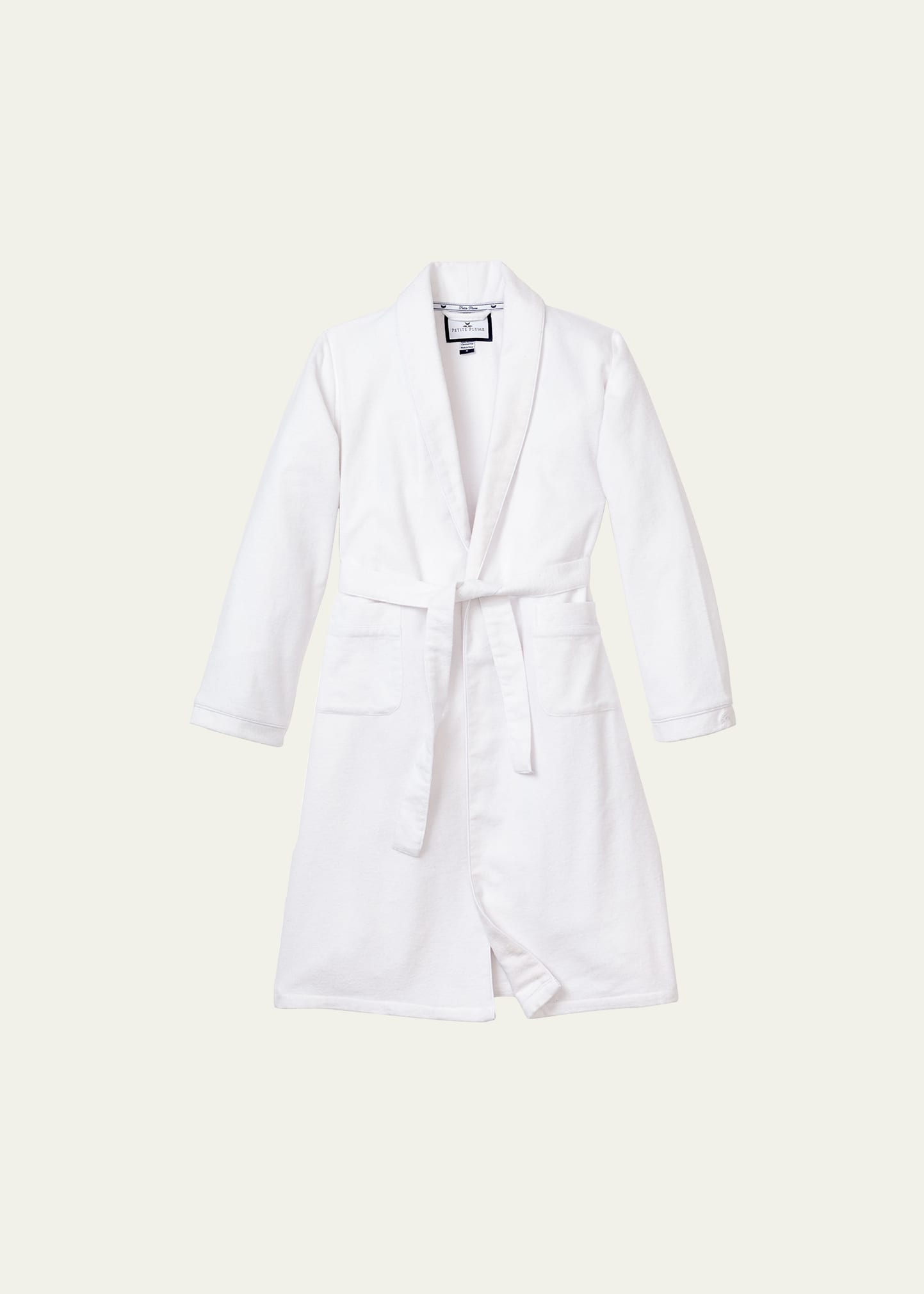 PETITE PLUME FLANNEL COTTON ROBE