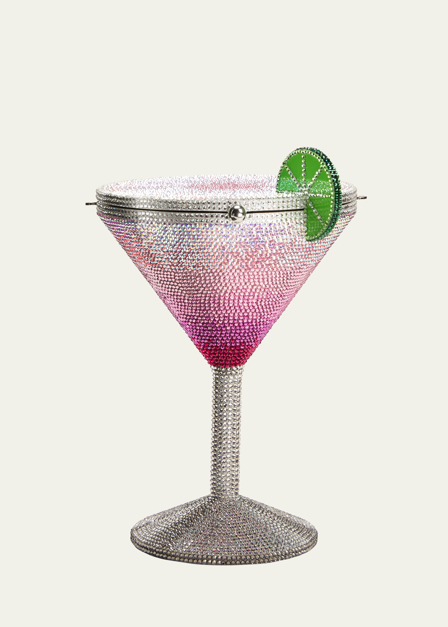 Martini Cosmopolitan Crystal Clutch Minaudiere
