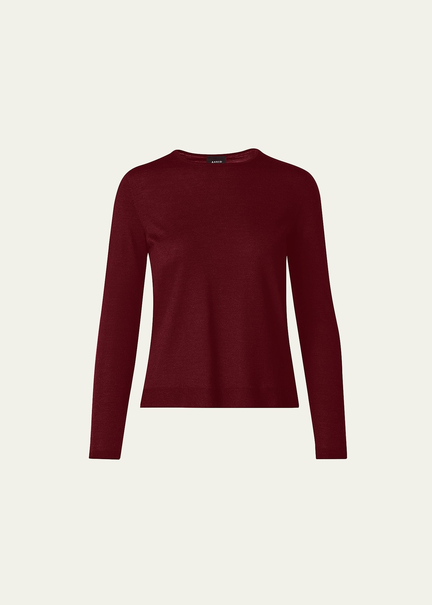 Akris Seamless Cashmere-silk Sweater In Graphite