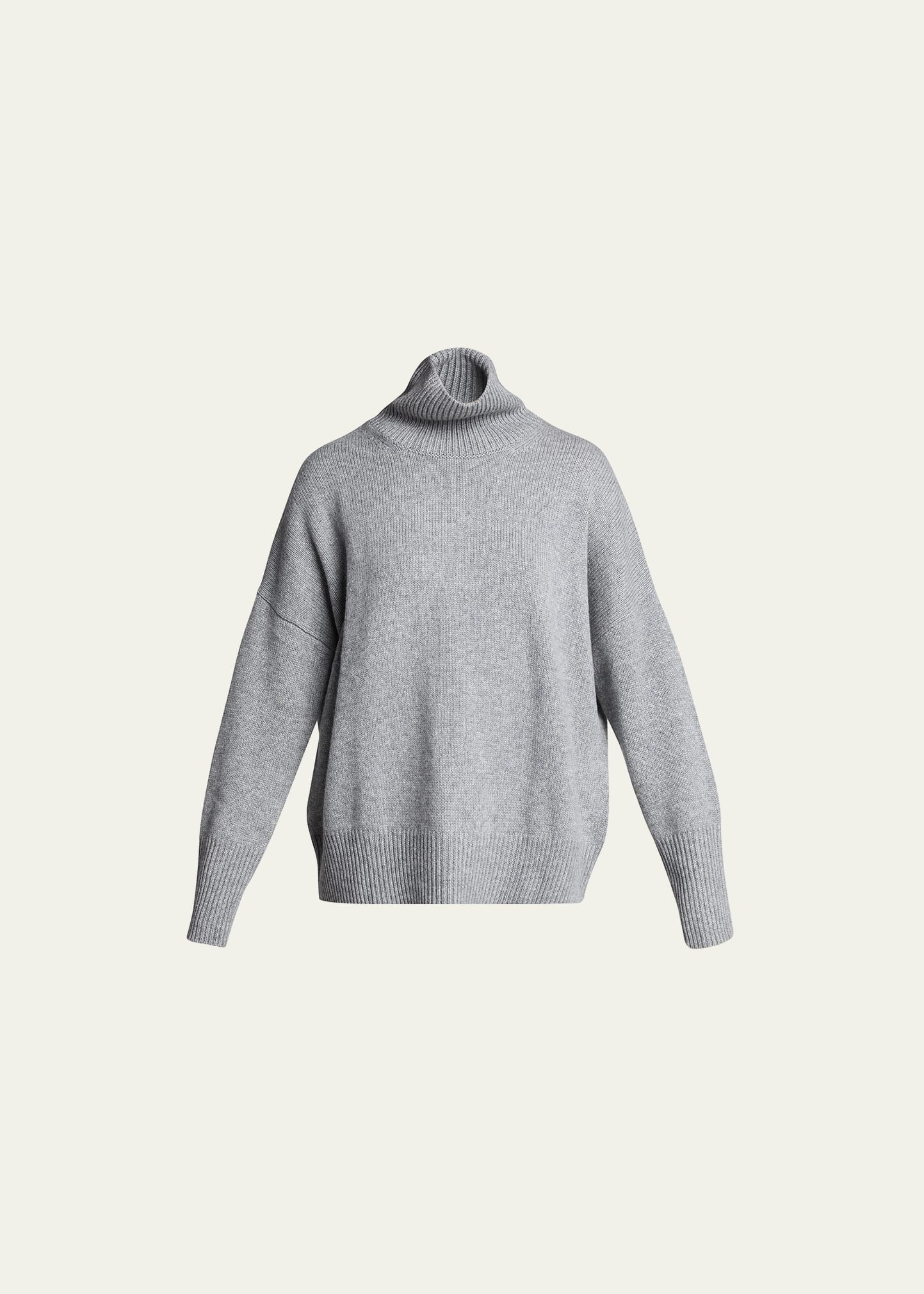 Lisa Yang Heidi Cashmere Turtleneck Sweater In Gray