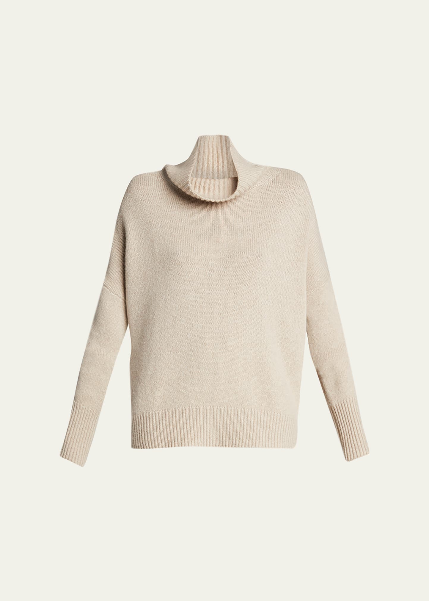 Lisa Yang Heidi Cashmere Turtleneck Sweater In Sand