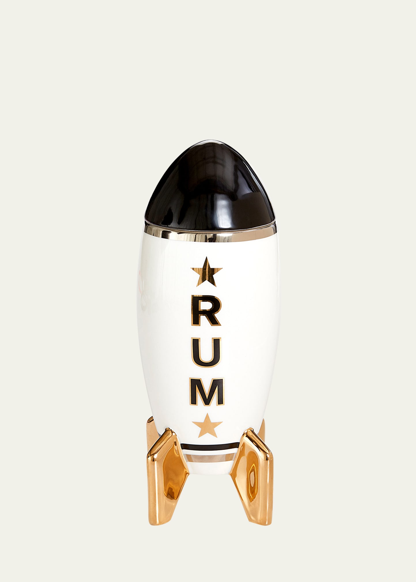 Shop Jonathan Adler Rocket Decanter Rum In White