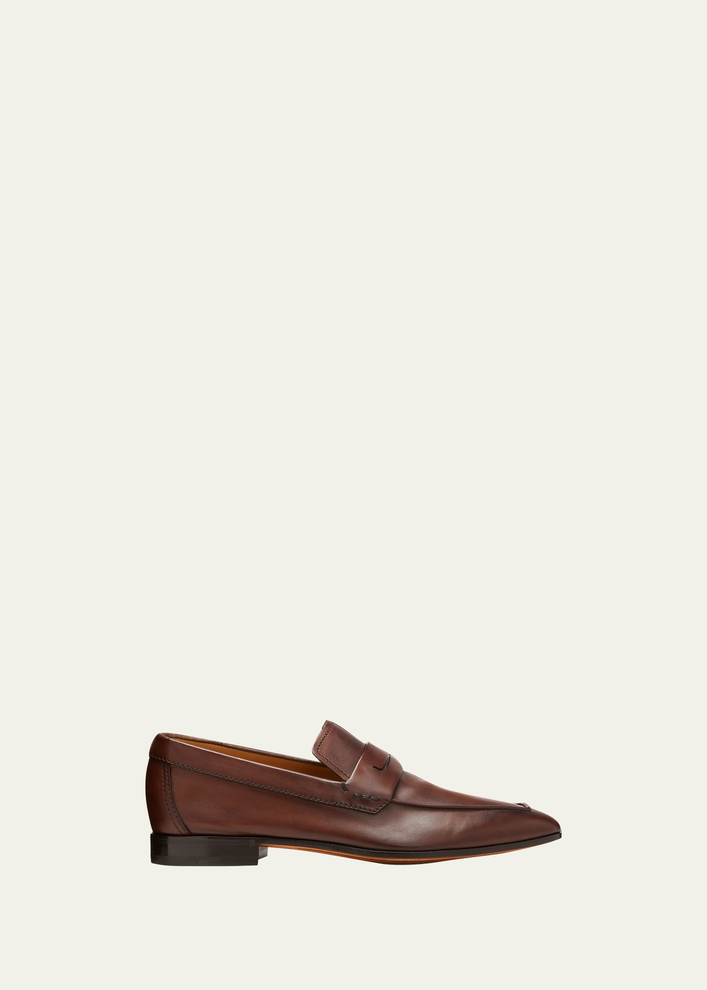 Men's Calf Leather Penny Loafers