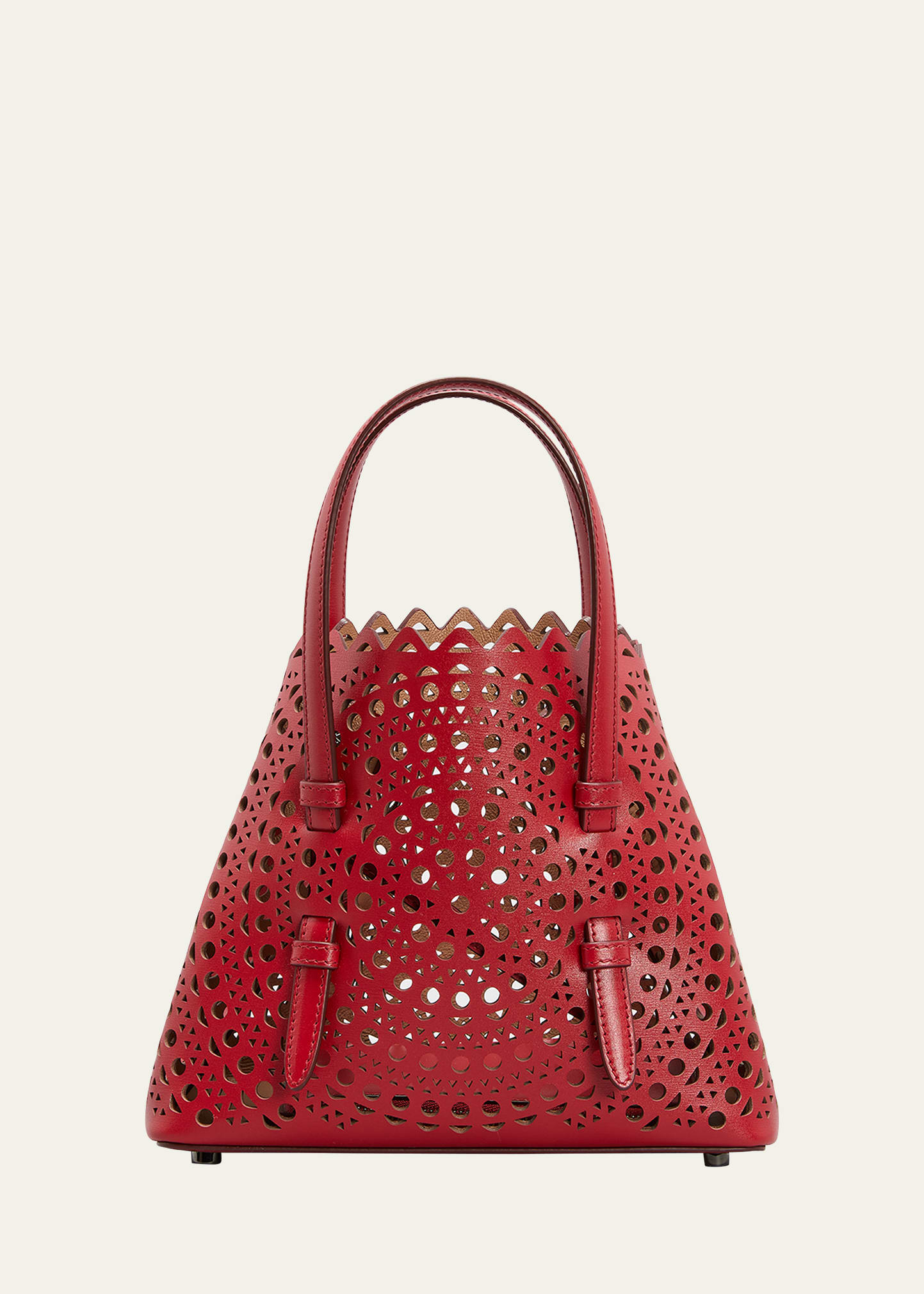 Alaïa Mina 20 Vienne Lasercut Tophandle Bag In 331 Laque ModeSens