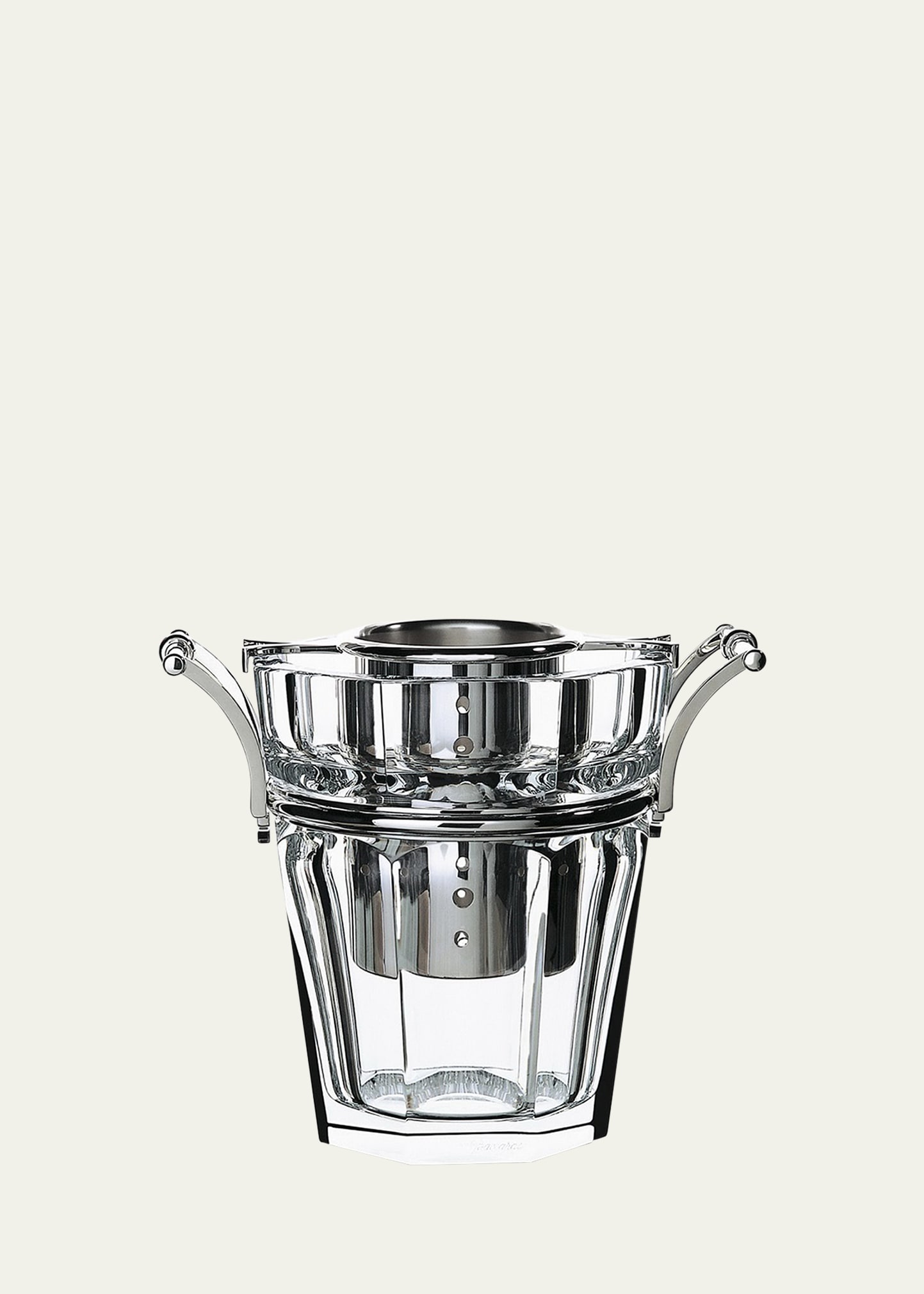 Baccarat Harcourt Silver Champagne Cooler In Metallic