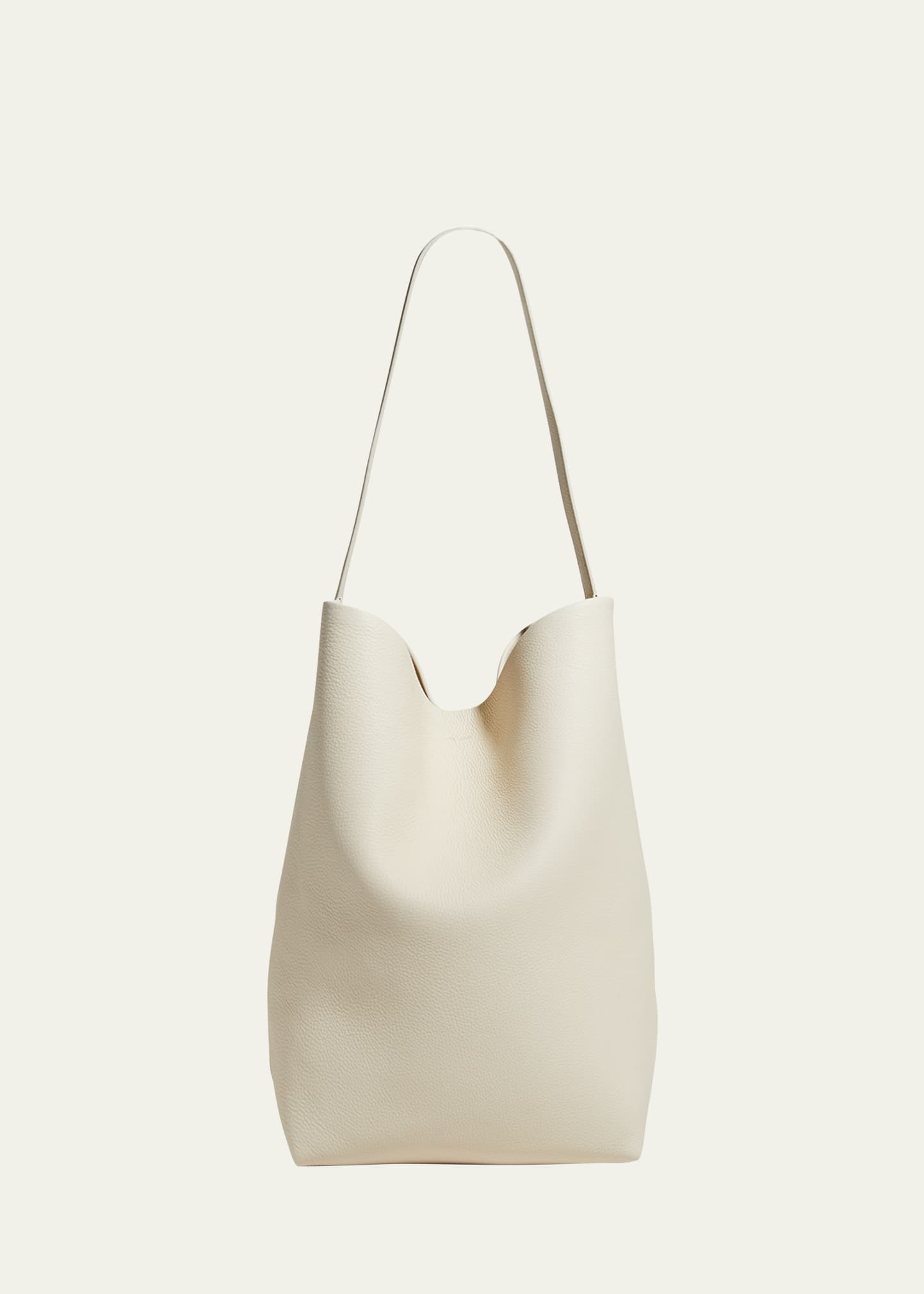 The Row, Medium N/S park elephant leather tote bag