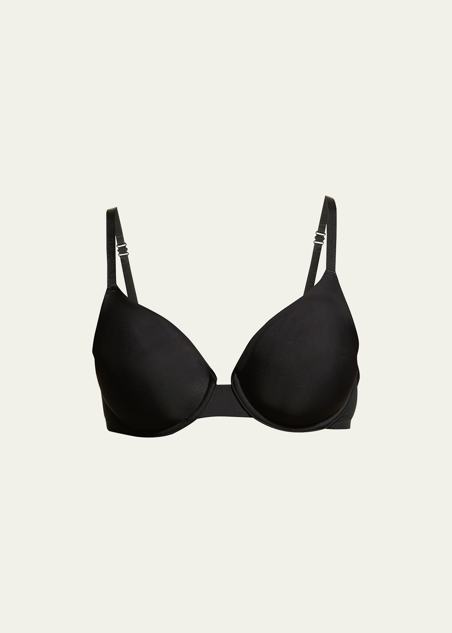Shop Simone Perele Essentiel Multi-position Molded Bra In Black