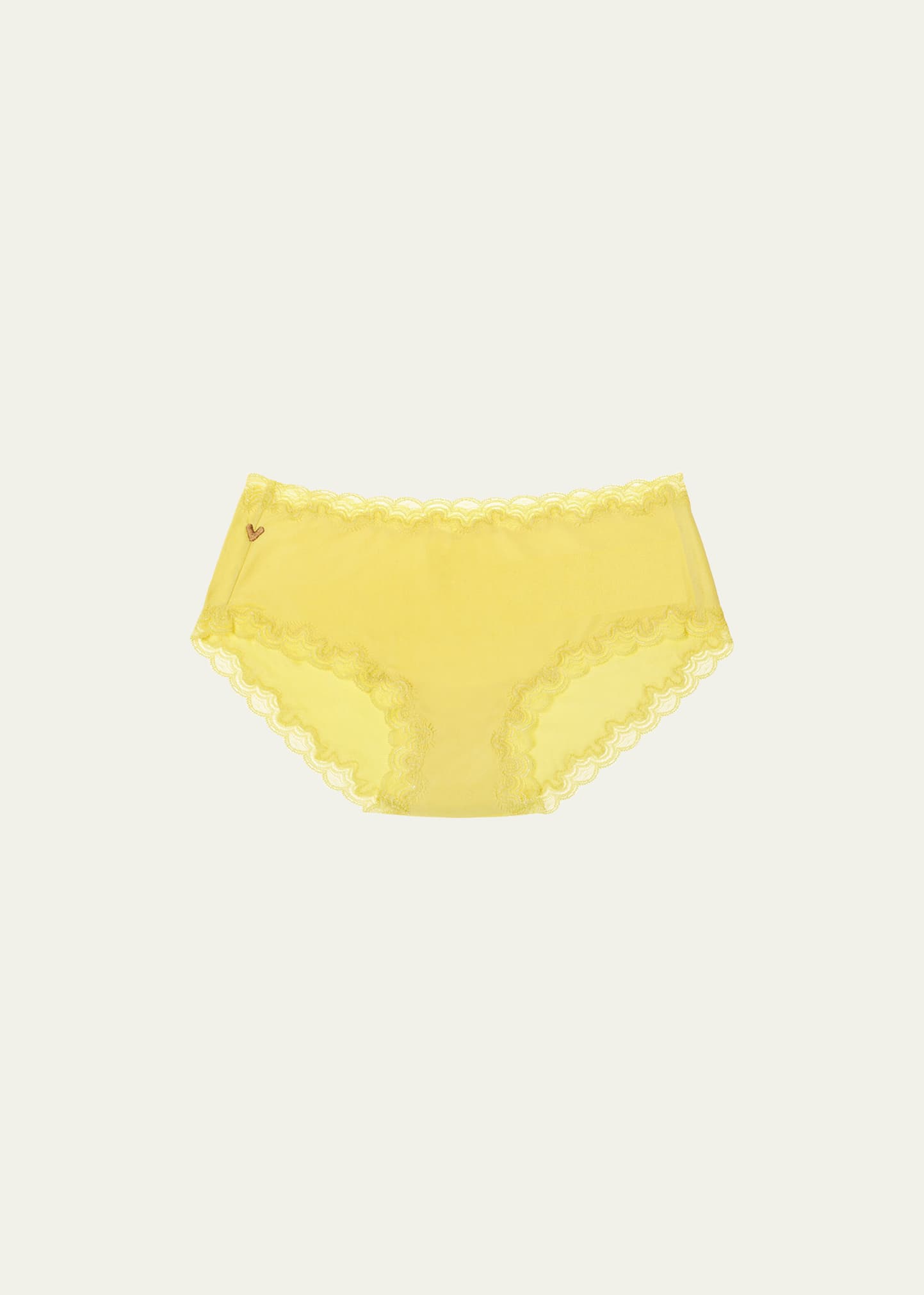 Uwila Warrior Sayings 2 Soft Silks Bikini Briefs In Lemon Zest