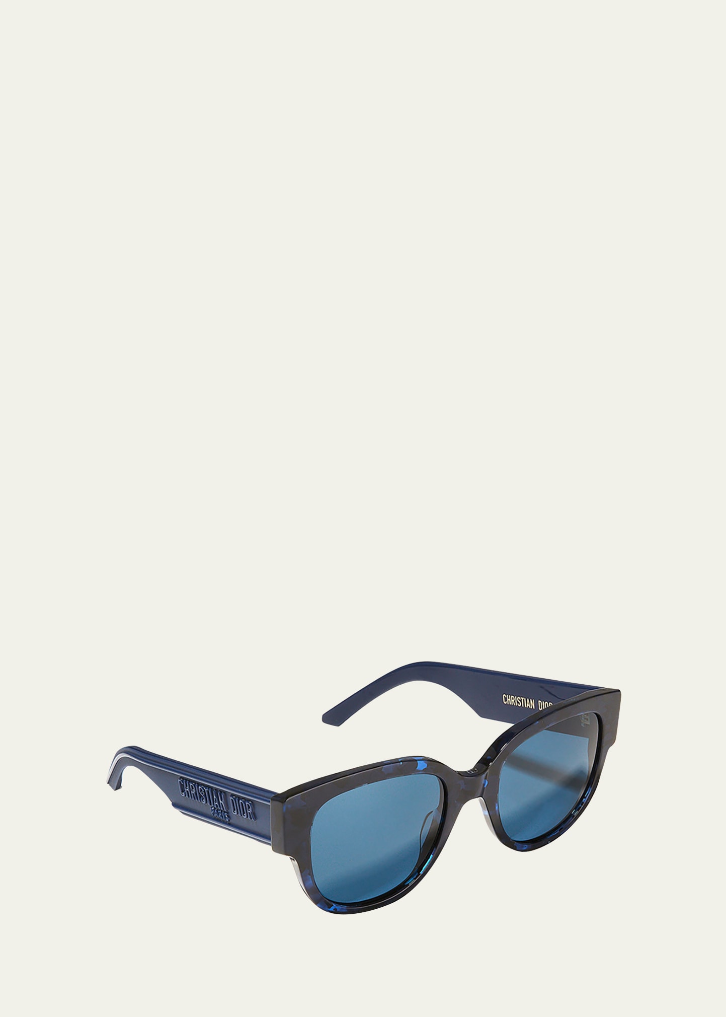 Dior Eyewear Wil Bu Round Frame Sunglasses In Blue