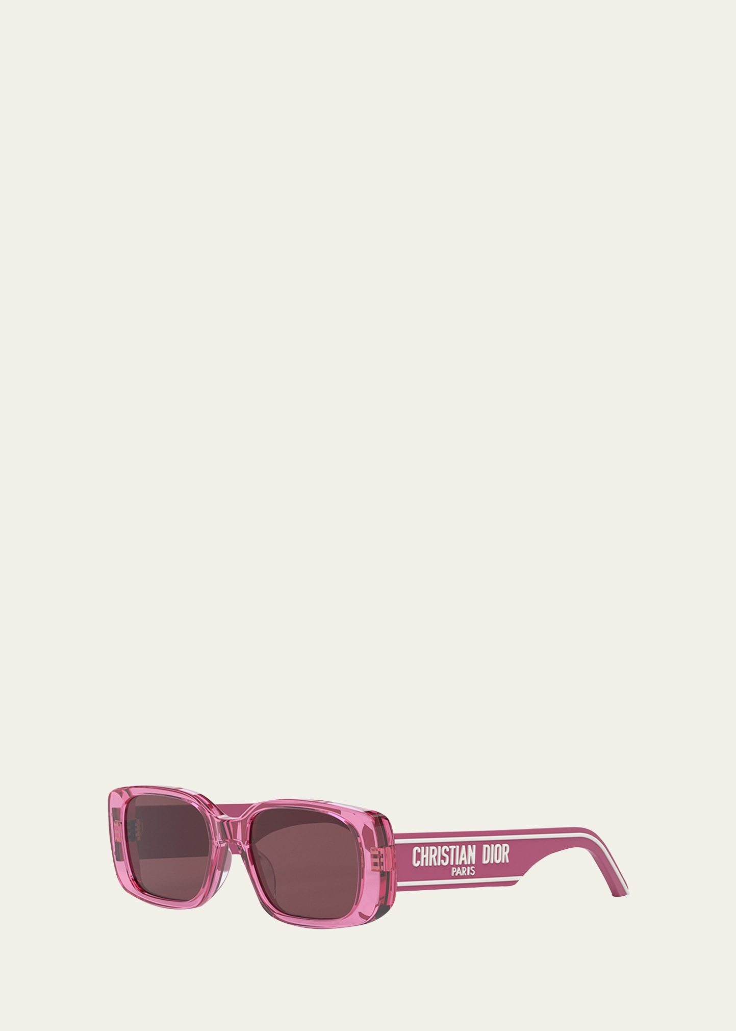 Dior Wil 53mm Rectangular Sunglasses In Pink
