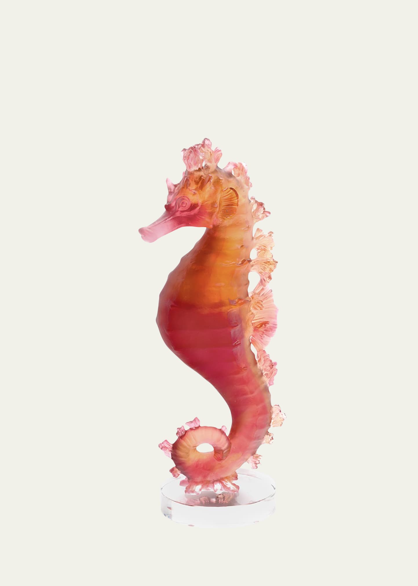 Coral Sea Seahorse, Amber/Red
