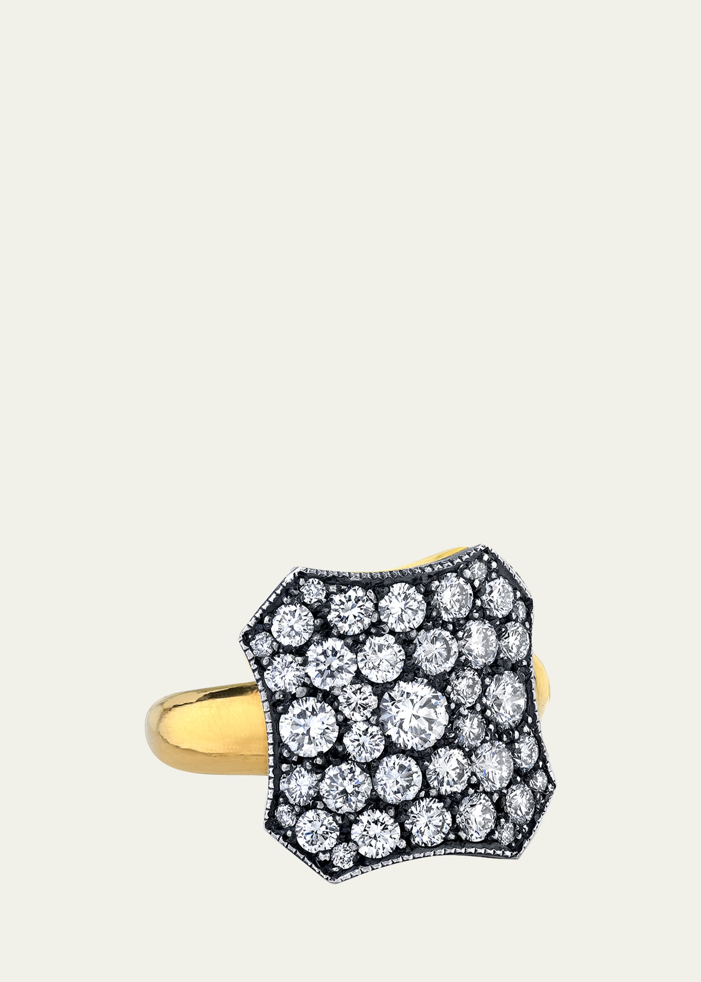 Diamond Cobblestone Ring, Size 6