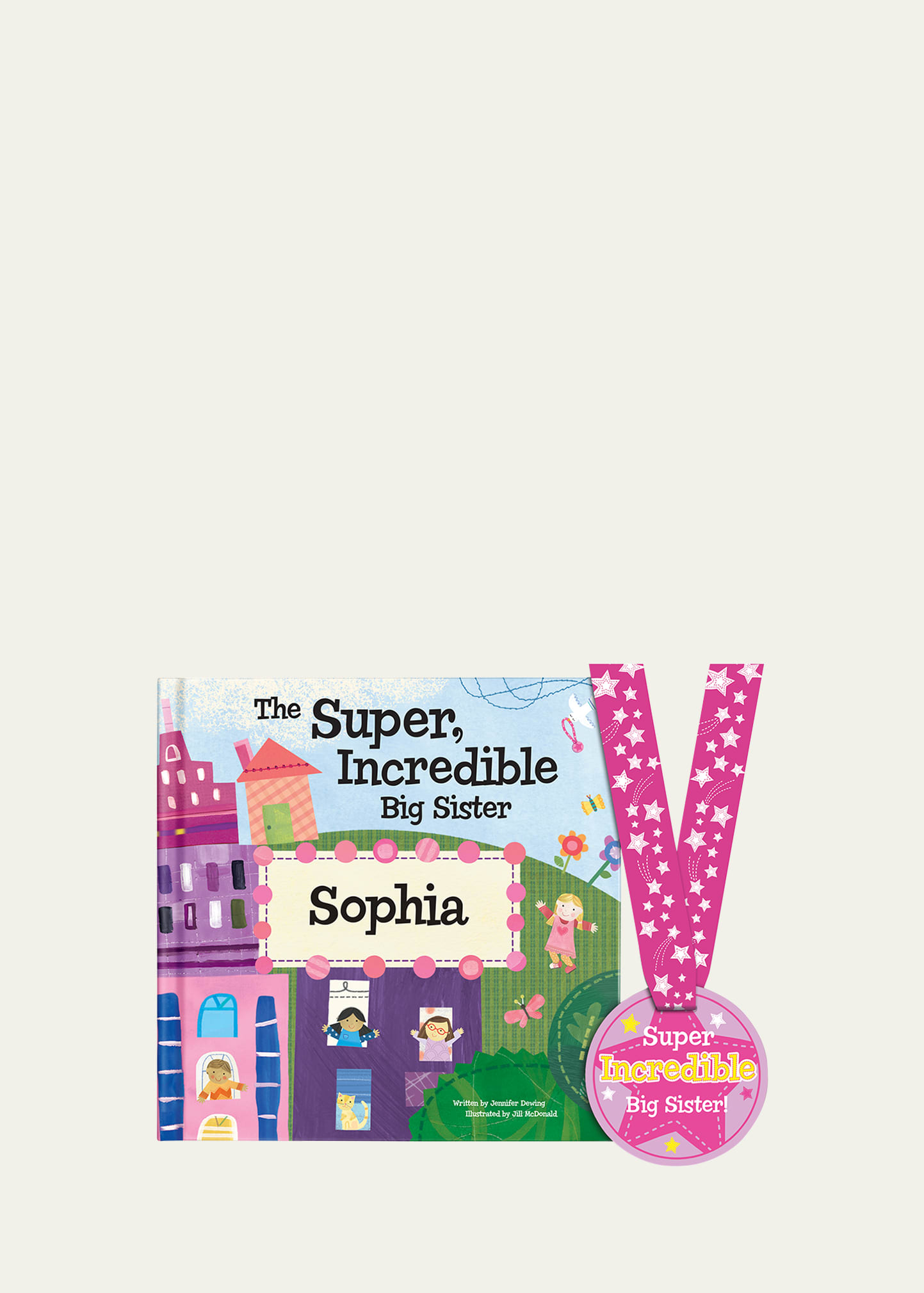 "The Super Incredible Big Sister" Book by Jennifer Dewing, Personalized