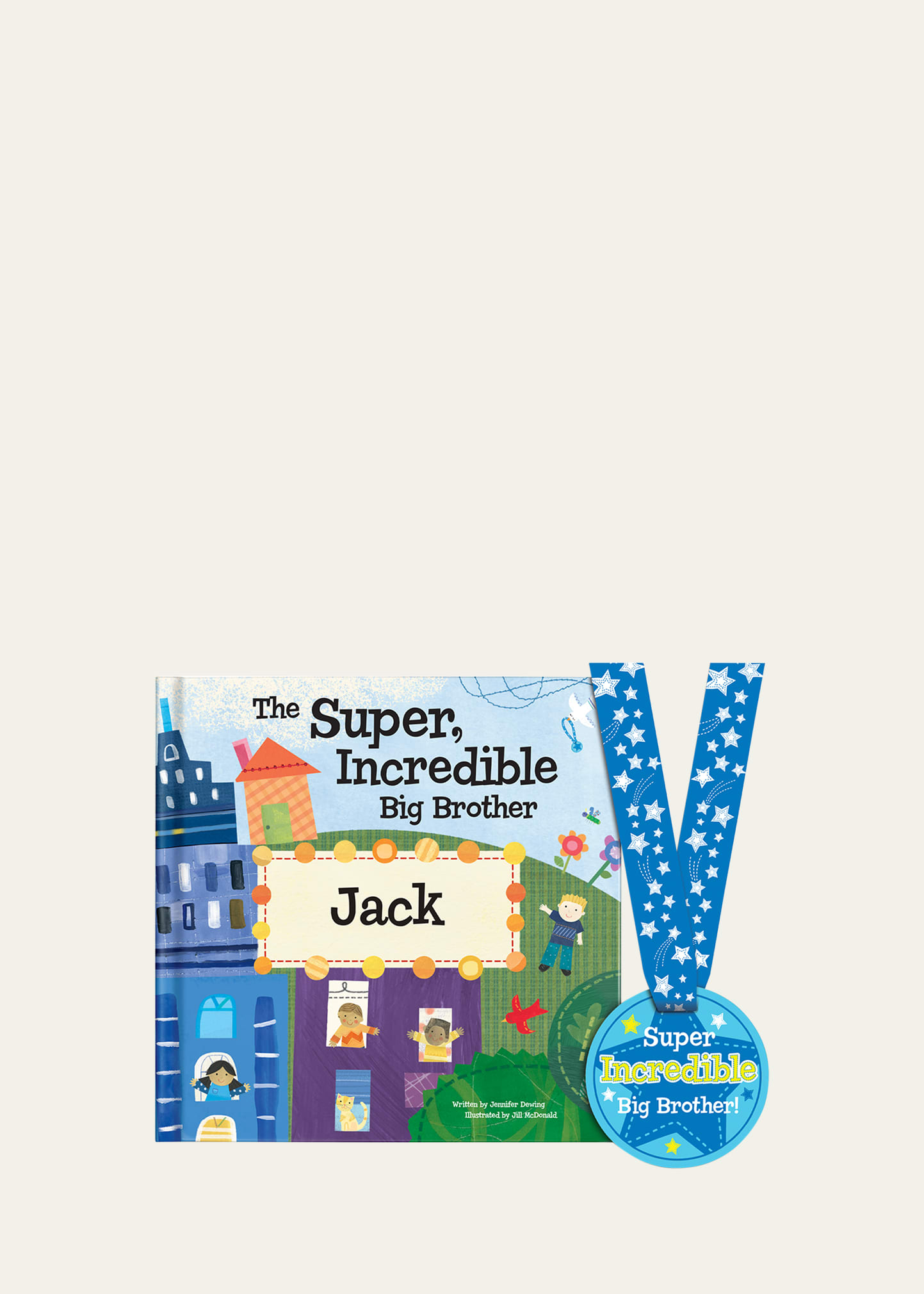 "The Super Incredible Big Brother" Book by Jennifer Dewing, Personalized