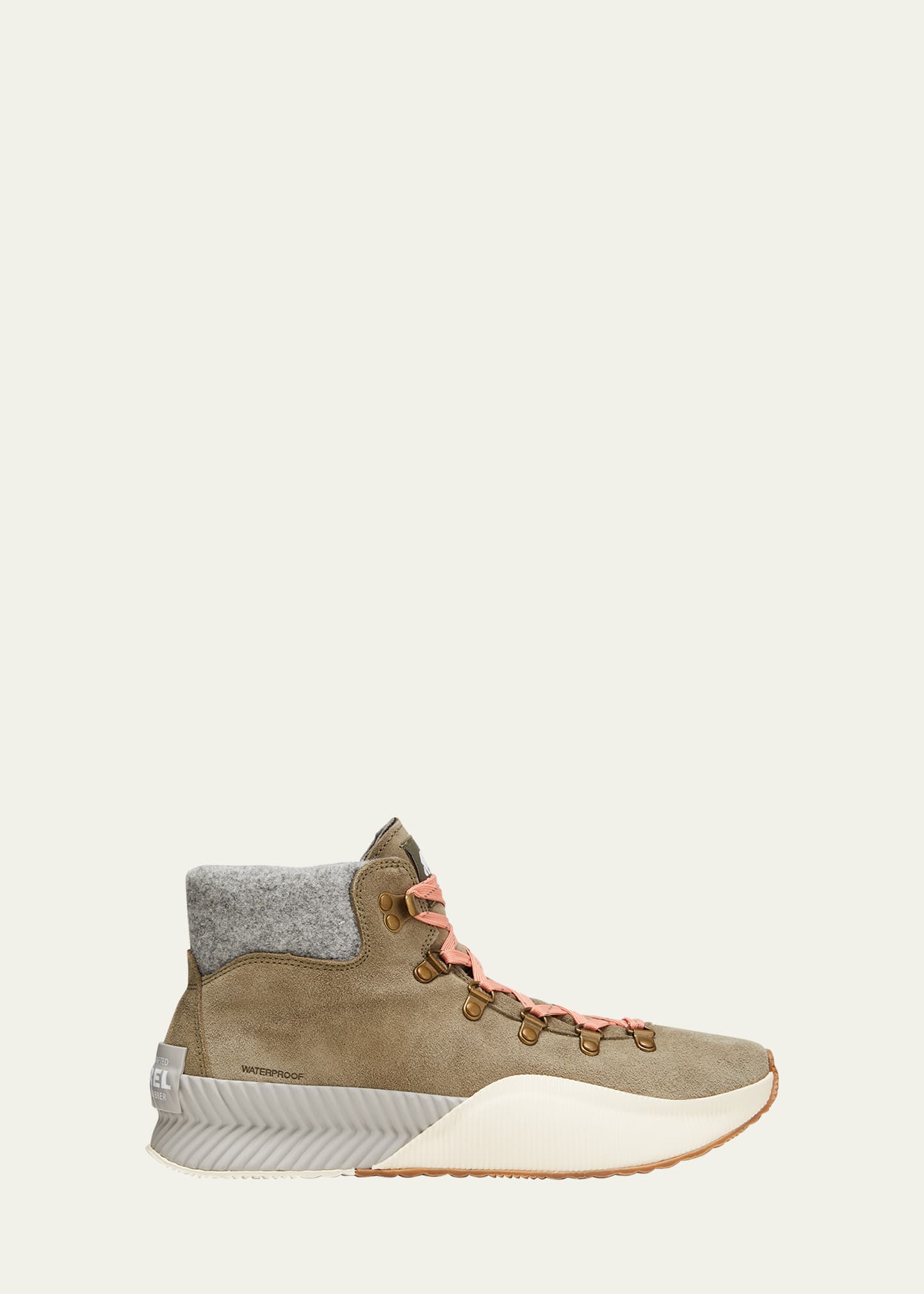 Sorel Out N About Iii Conquest Suede Hiker Boots In Stone