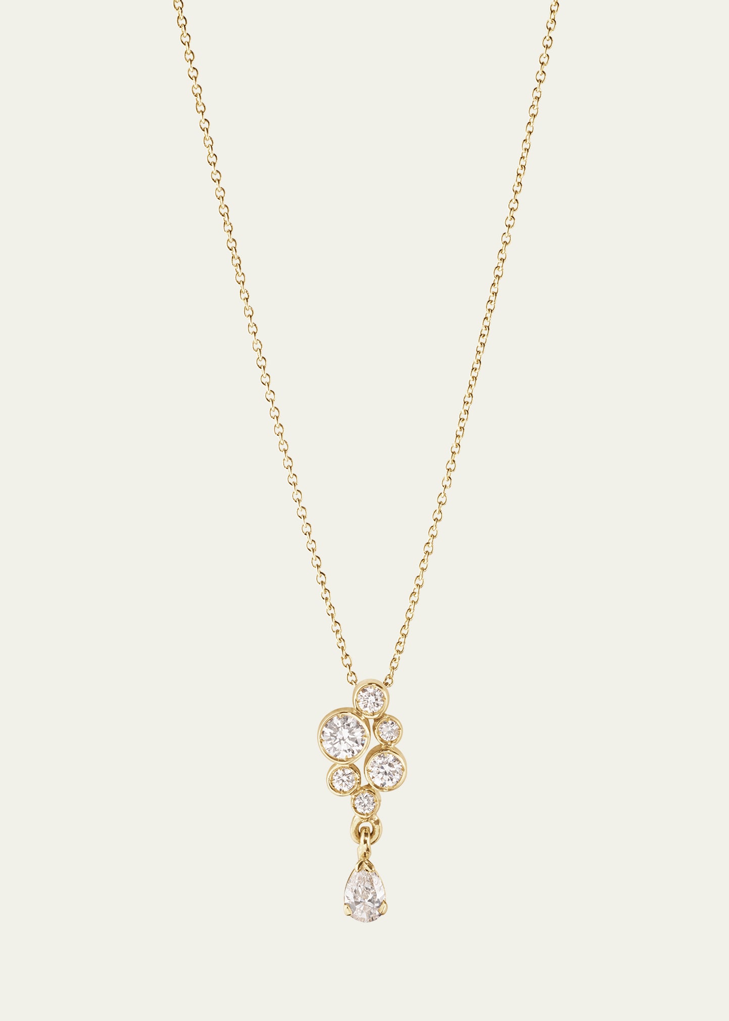 Splash Diamant Diamond Cluster Necklace