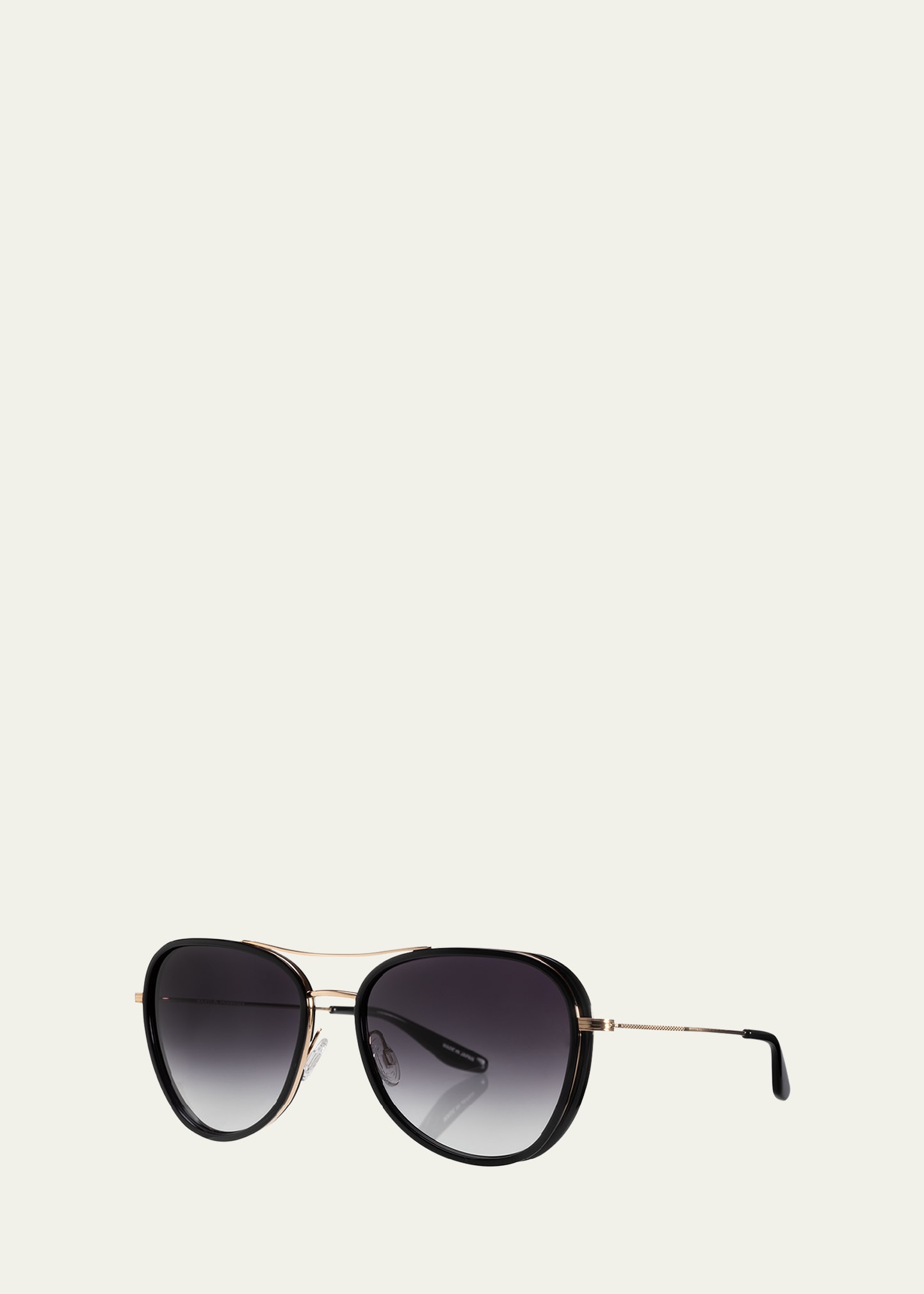 Gesner Acetate & Titanium Aviator Sunglasses