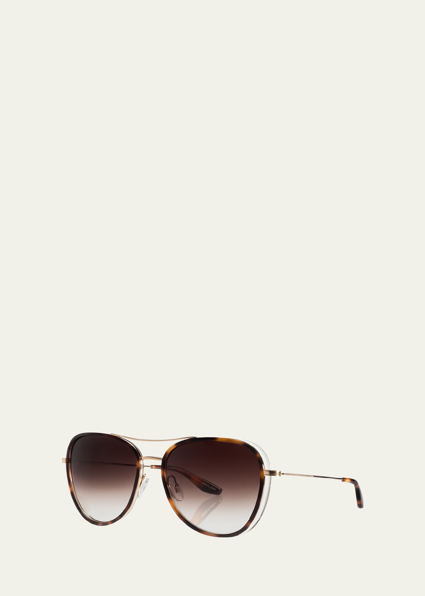 Gesner Acetate & Titanium Aviator Sunglasses