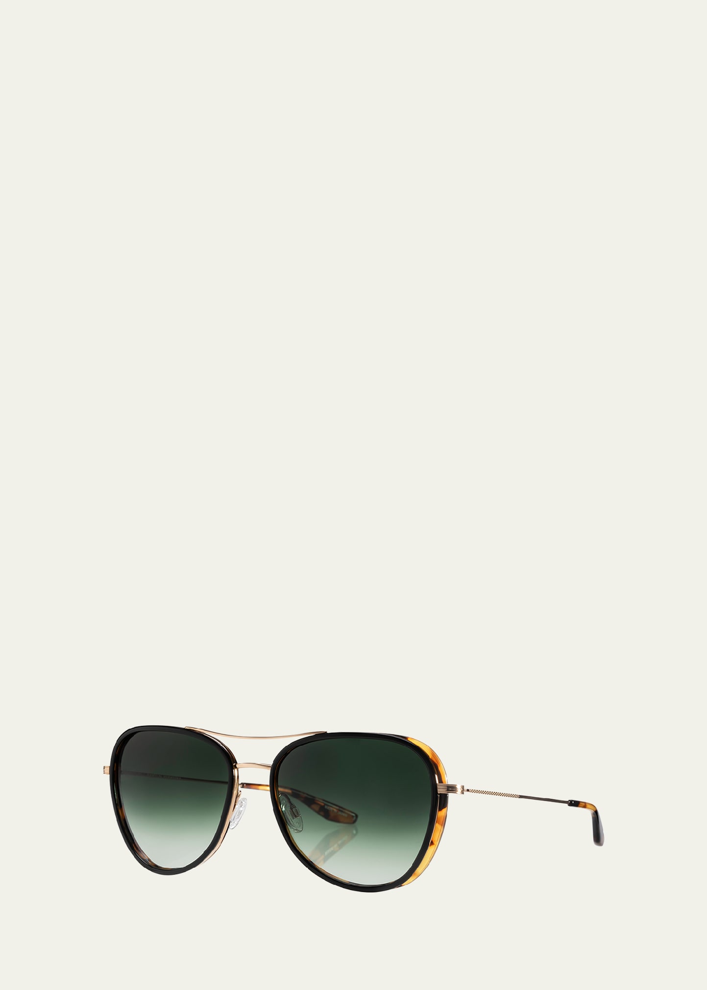 Barton Perreira Gesner Acetate & Titanium Aviator Sunglasses