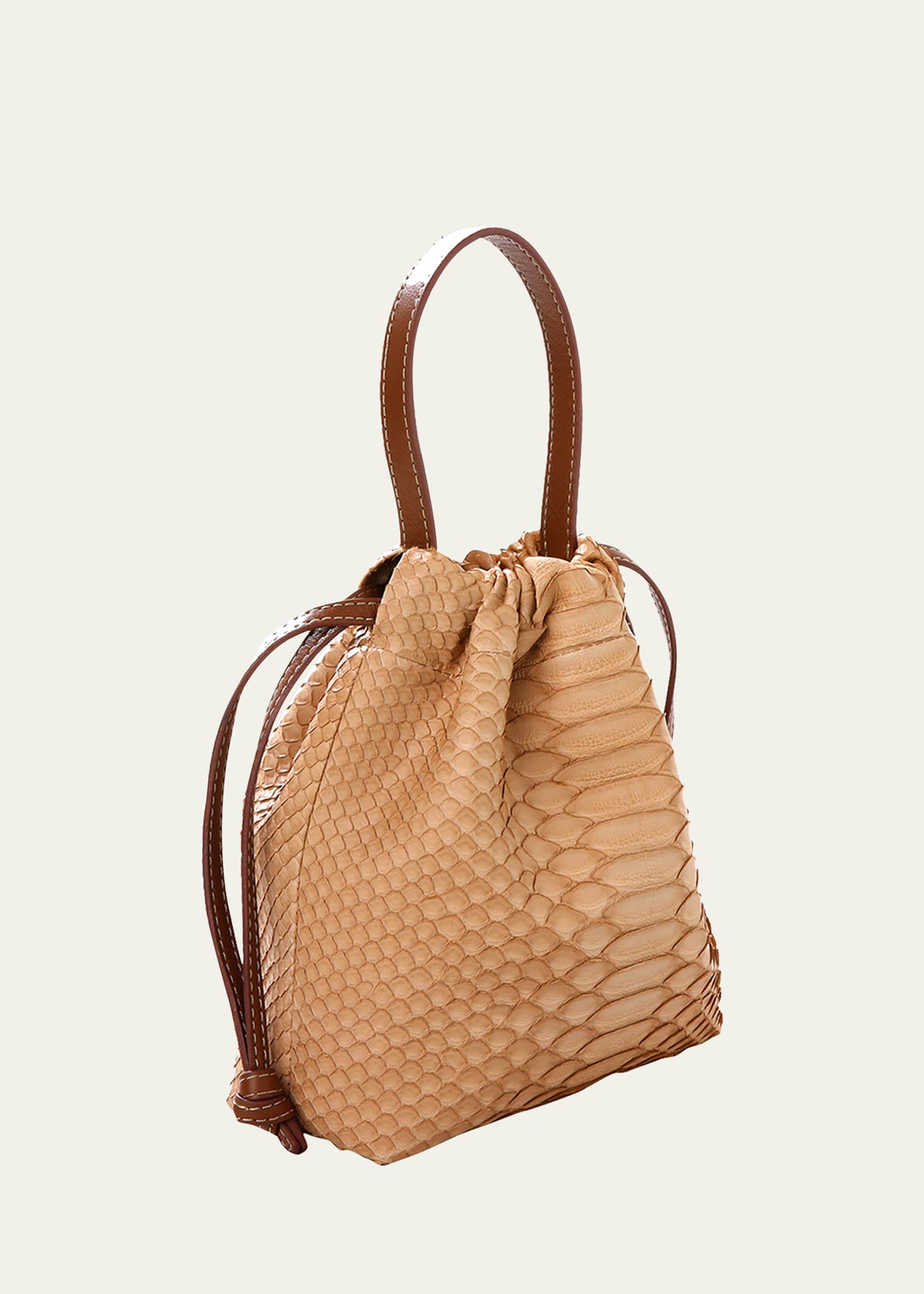 Adriana Castro Azza Mini Python Top-Handle Bag