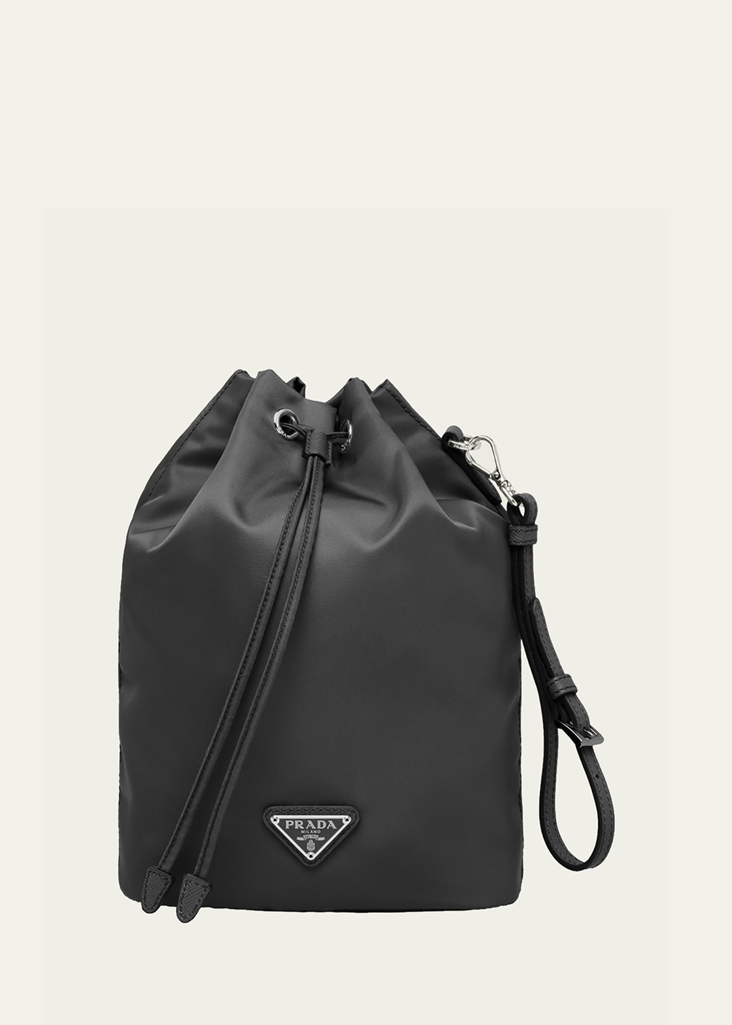 Prada sailcloth drawstring bag best sale