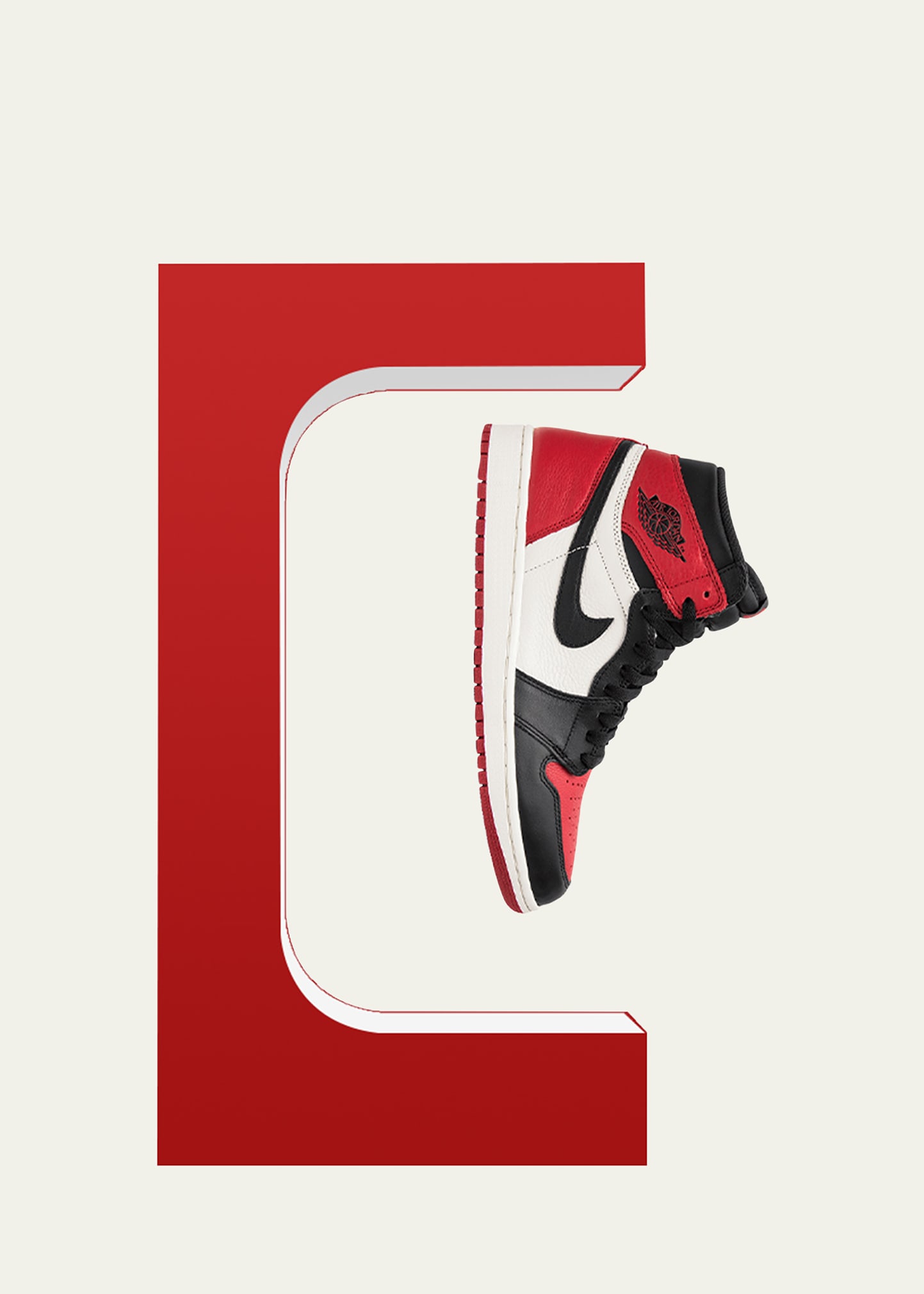 Everknown Hypelev Levitating Sneaker Display Stand In Red