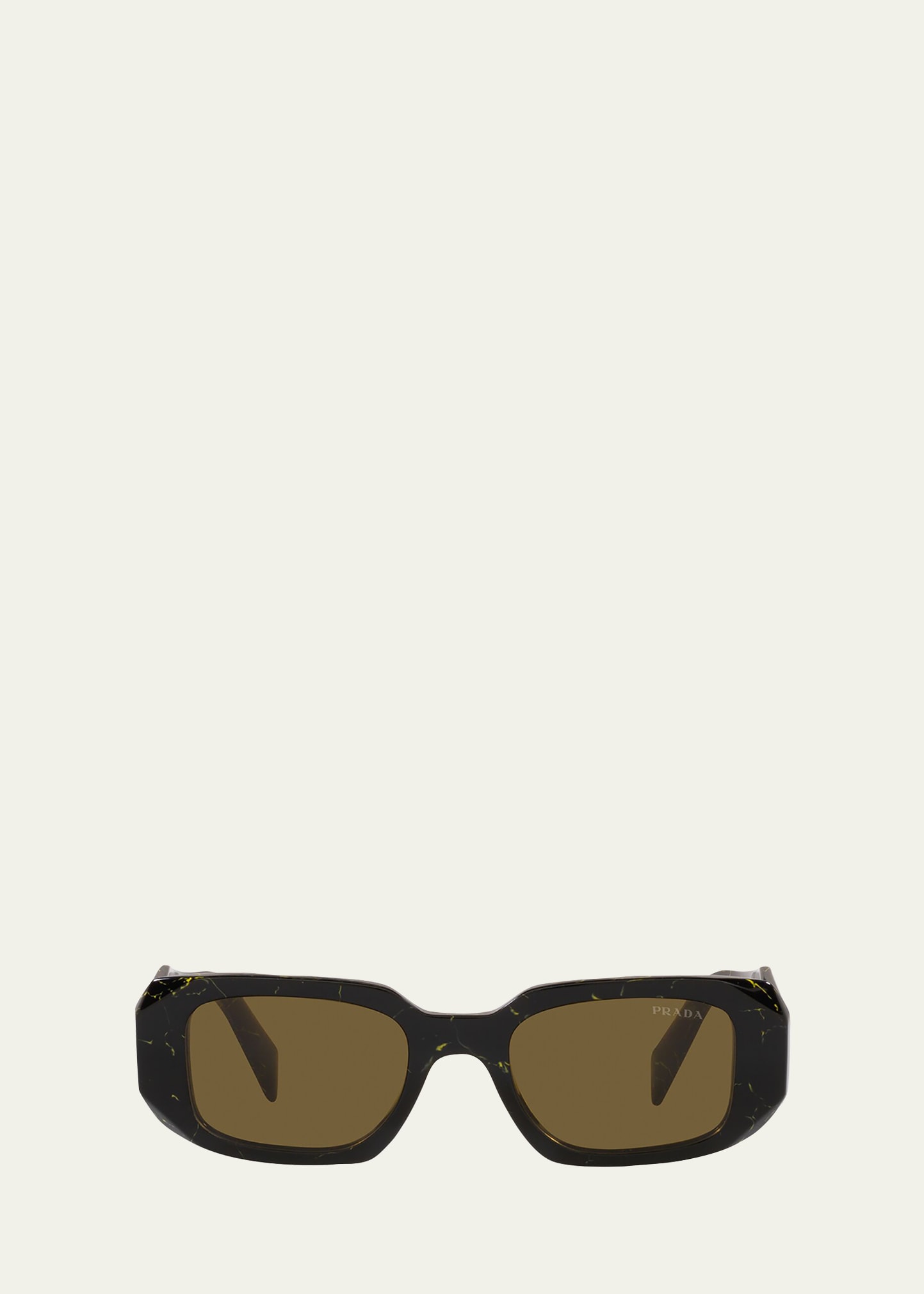 PRADA RECTANGLE ACETATE SUNGLASSES