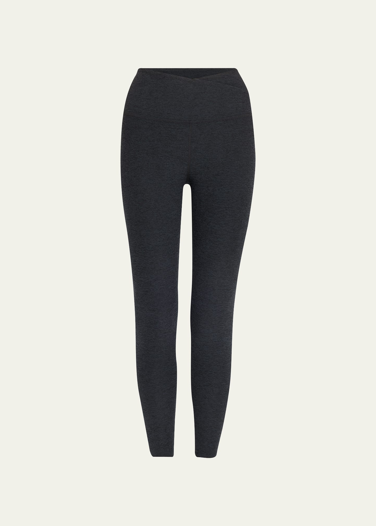 Beyond Yoga At Your Leisure High-waist Leggings In Darkest Night
