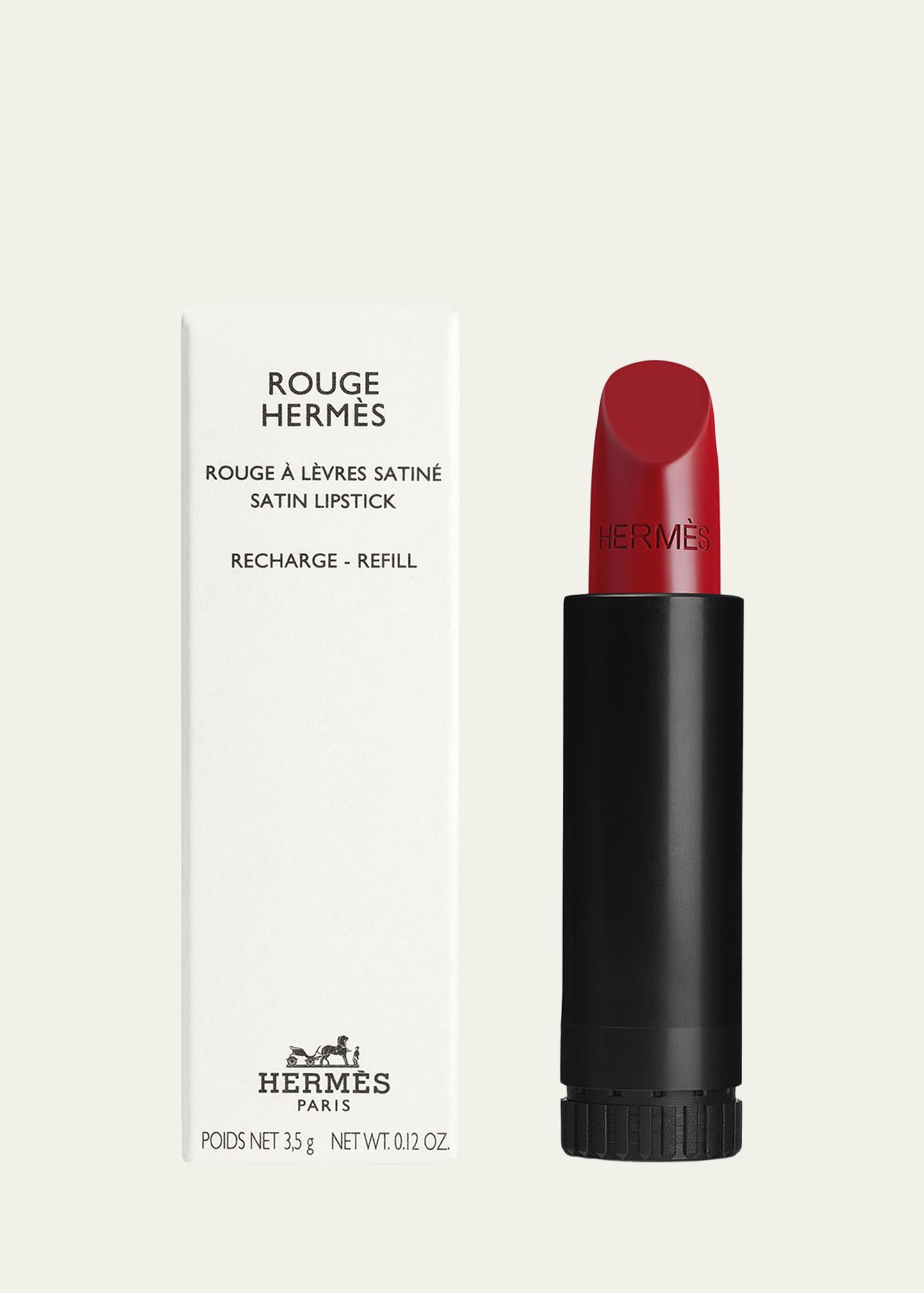 Hermes Rouge  Satin Lipstick Refill In 85 Rouge H