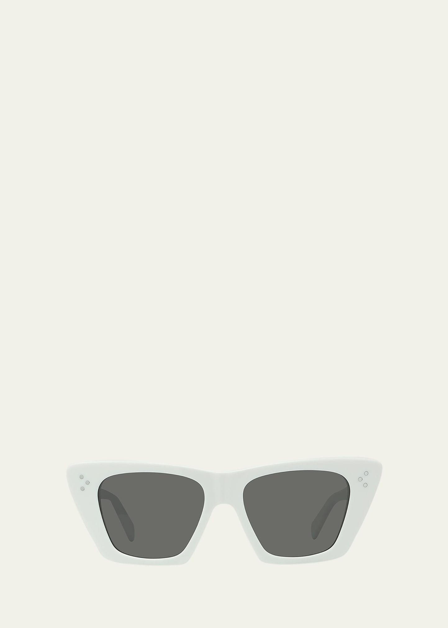 Celine Acetate Butterfly Sunglasses In 25a Ivory Smoke