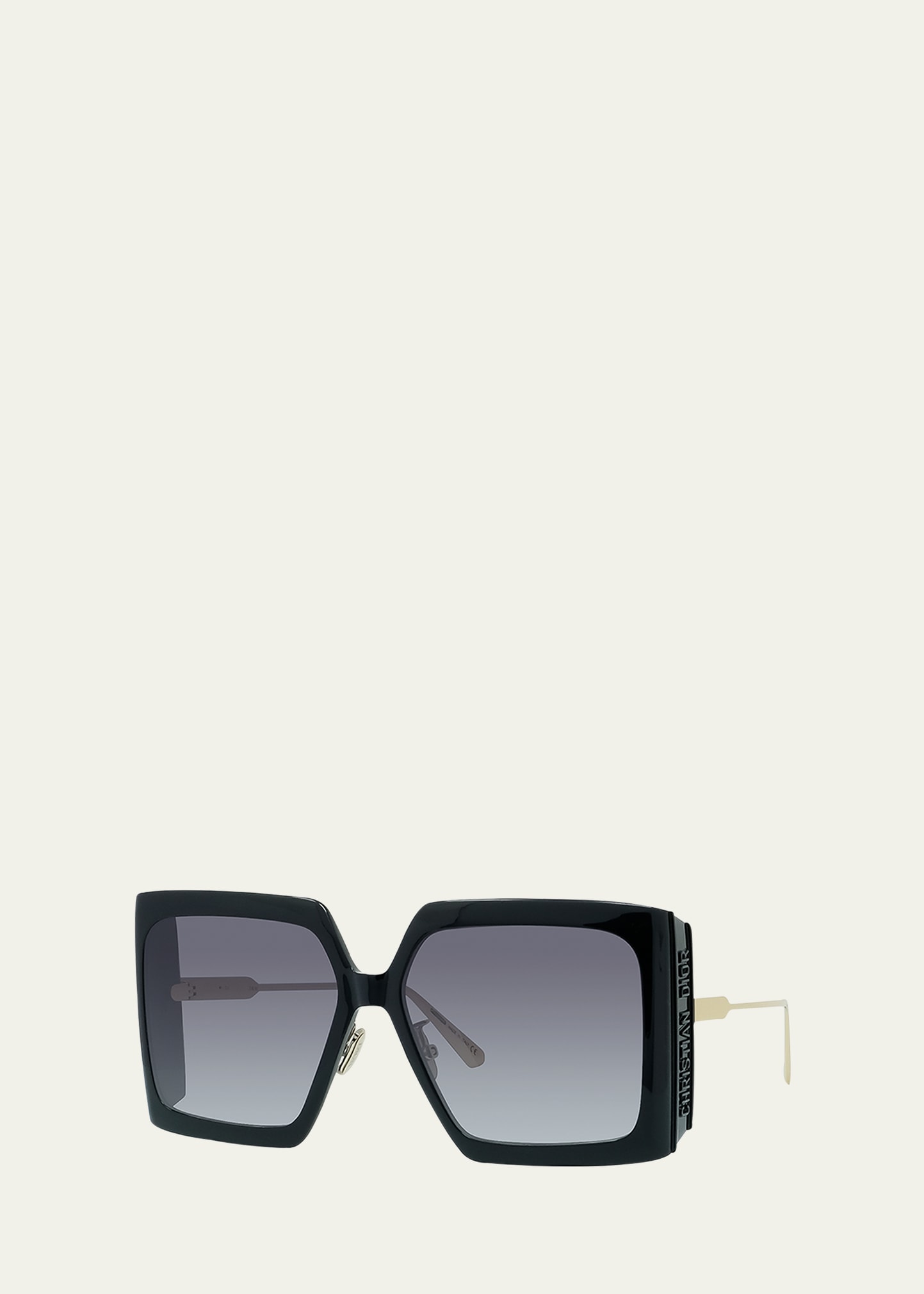 Dior DiorsSolar S2U 59mm Oversized Square Injection Plastic Sunglasses