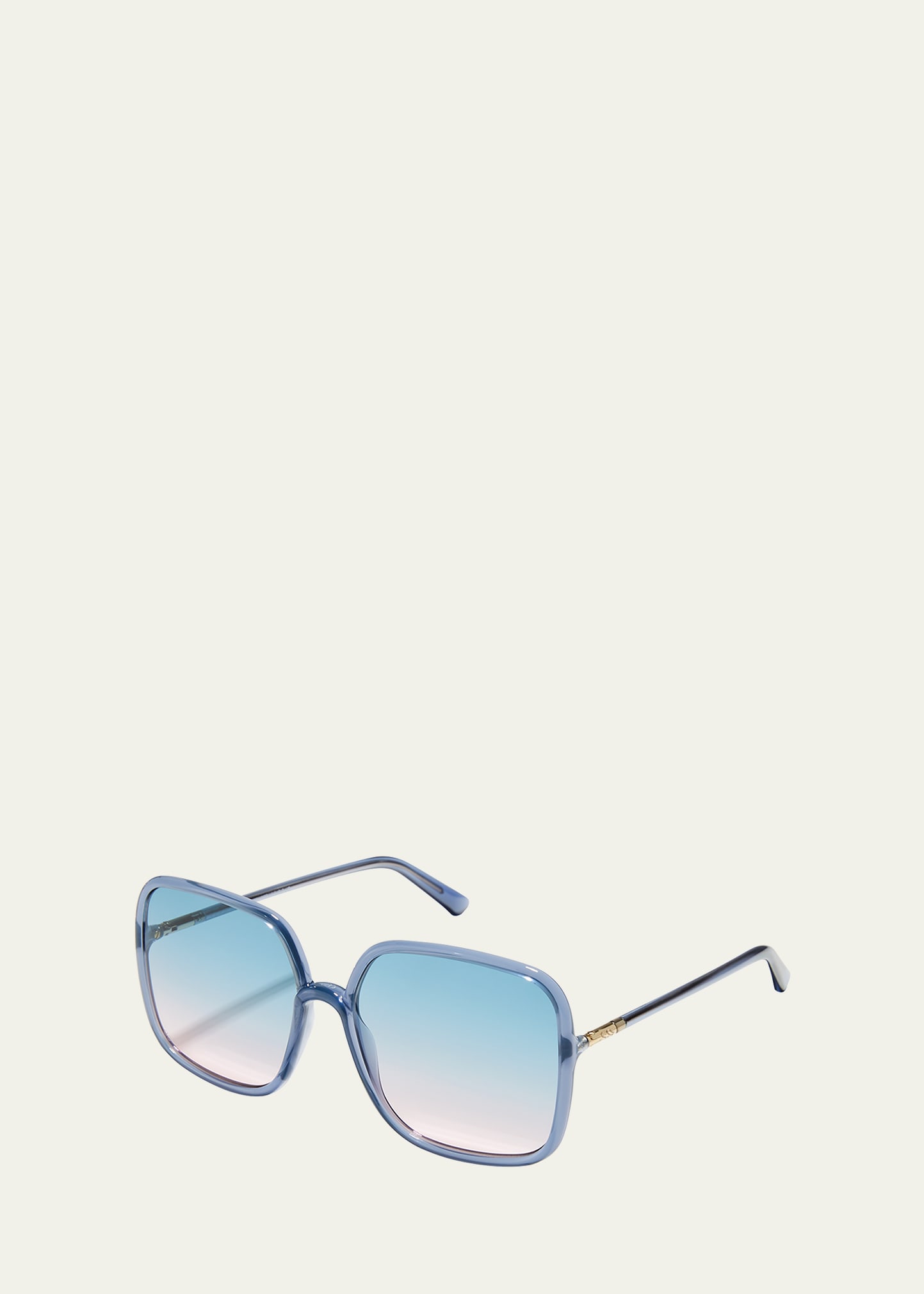Dior Sostellaire S1u 59mm Square Sunglasses In Blue | ModeSens