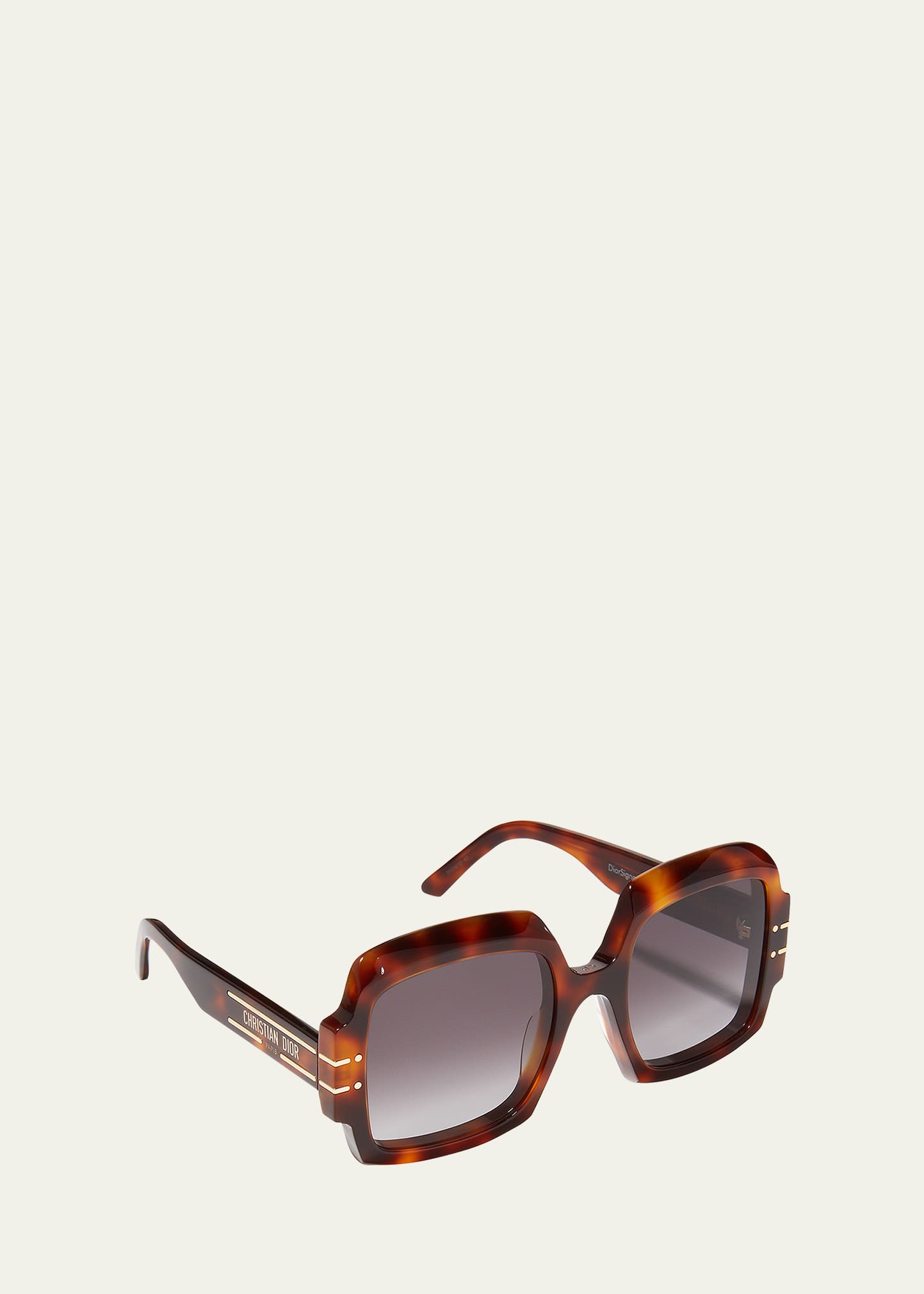 DiorSignature S10F Black Square Sunglasses