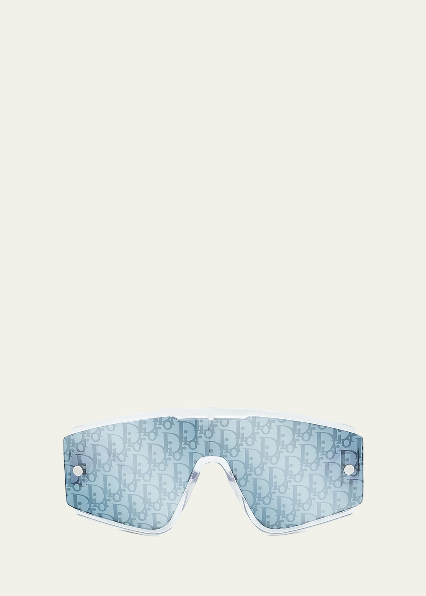 Dior Xtrem Mu Clear Mask Sunglasses In Crystal