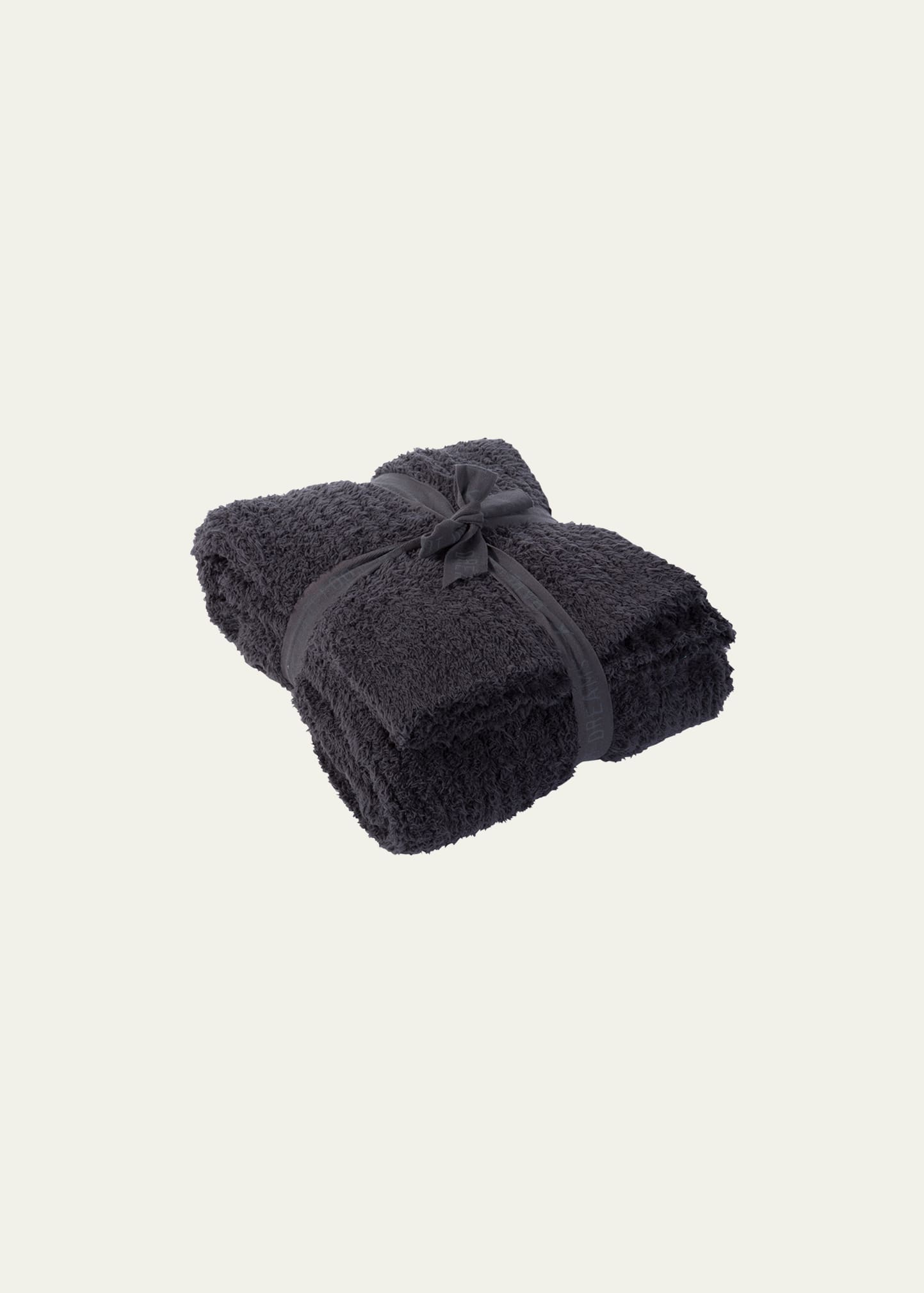 Barefoot Dreams Cozychic Ribbed Throw In Carbon