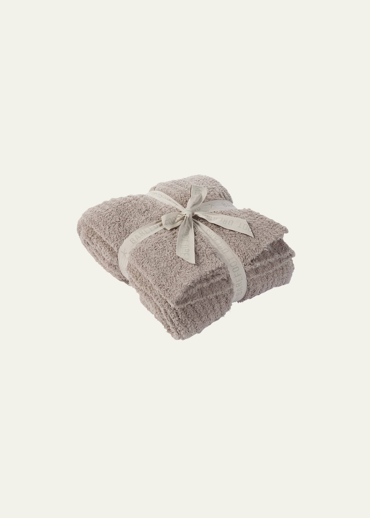 Barefoot Dreams Cozychic Ribbed Throw In Sand