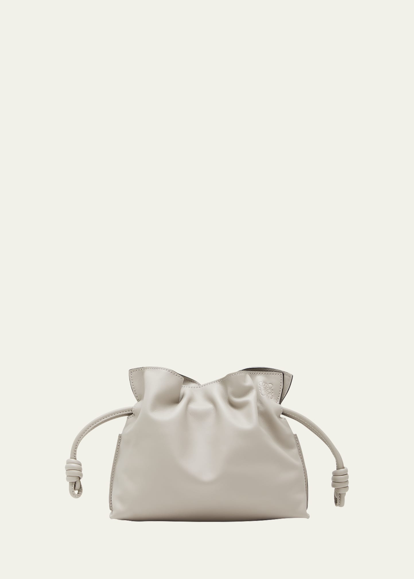 Loewe Goya Mini Pleated Leather Shoulder Bag - Bergdorf Goodman