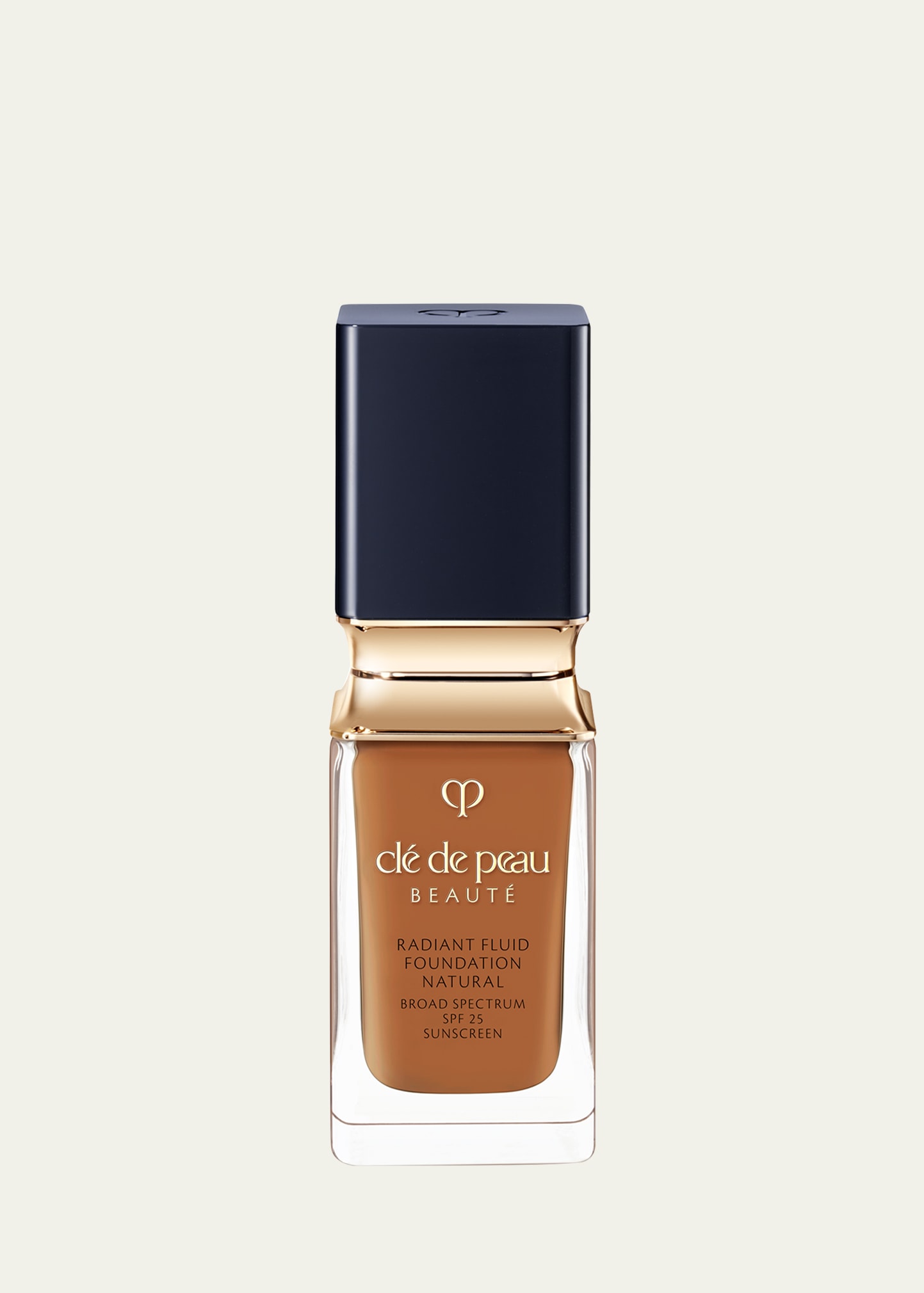 Clé De Peau Beauté 1.1 Oz. Radiant Fluid Foundation Natural Broad Spectrum Spf 25 Sunscreen In B80 Deep Ocher