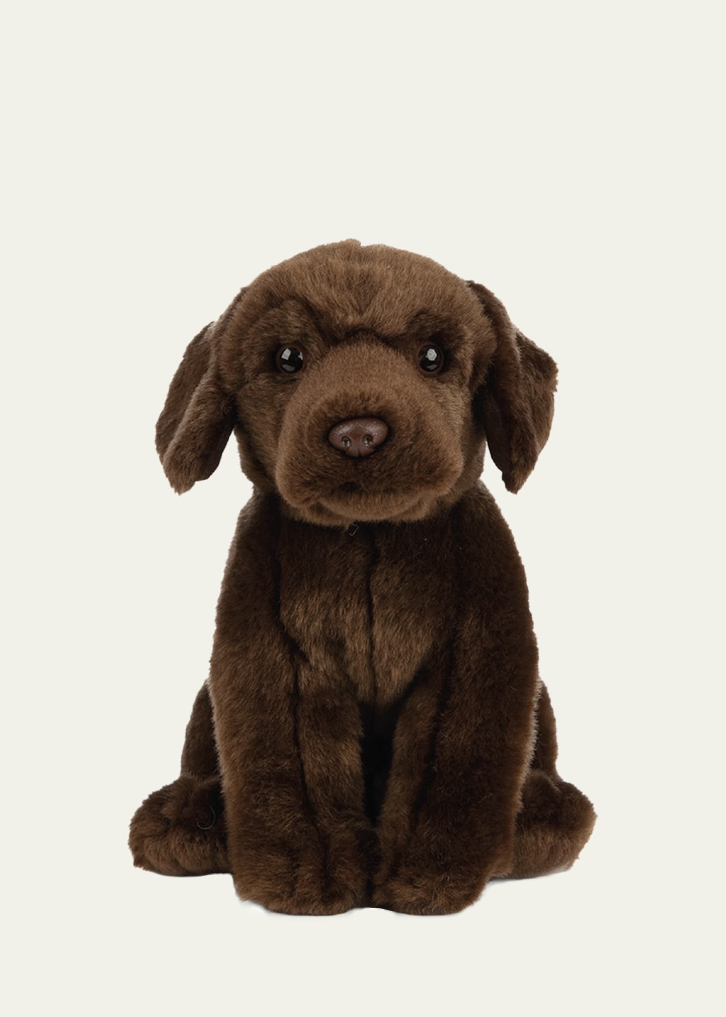 Living Nature Chocolate Labrador Plush Toy