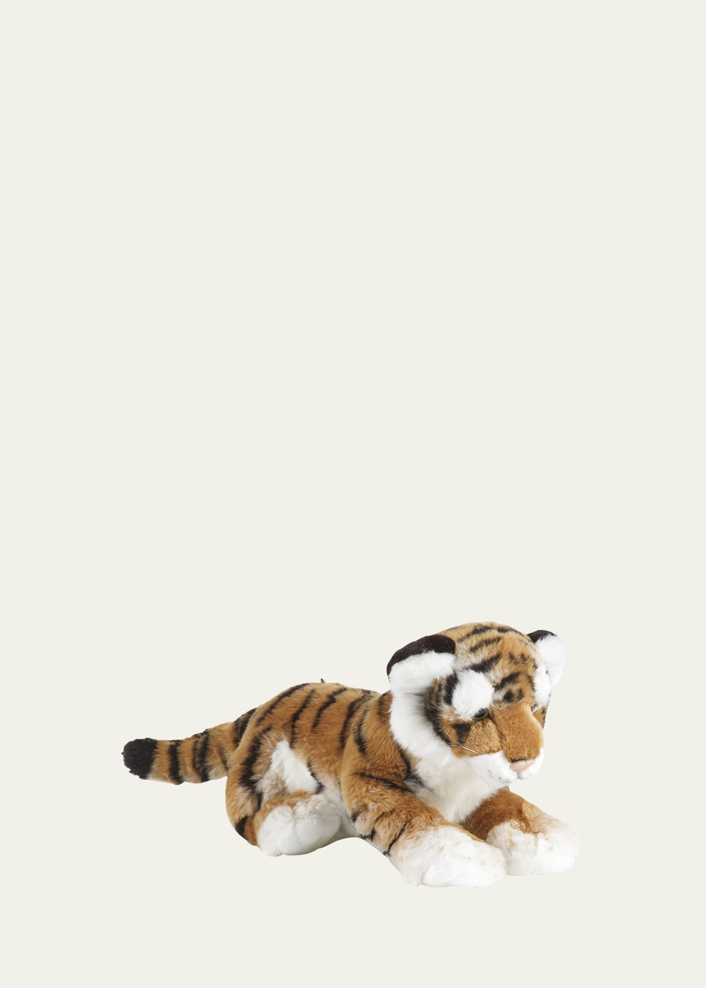 Living Nature Sitting Tiger Plush Toy