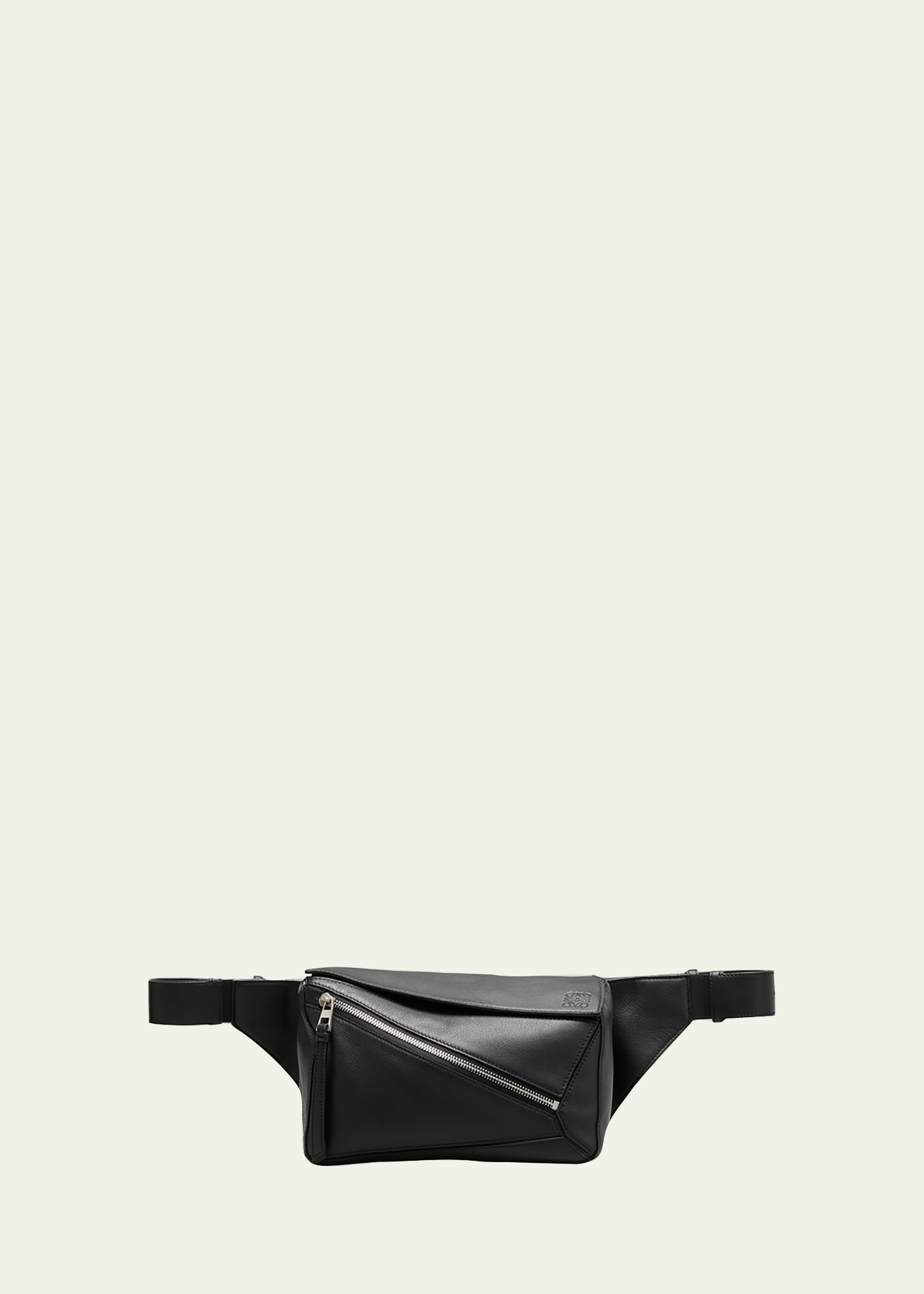 Loewe Men's Puzzle Leather Belt Bag In Khaki Gree | ModeSens
