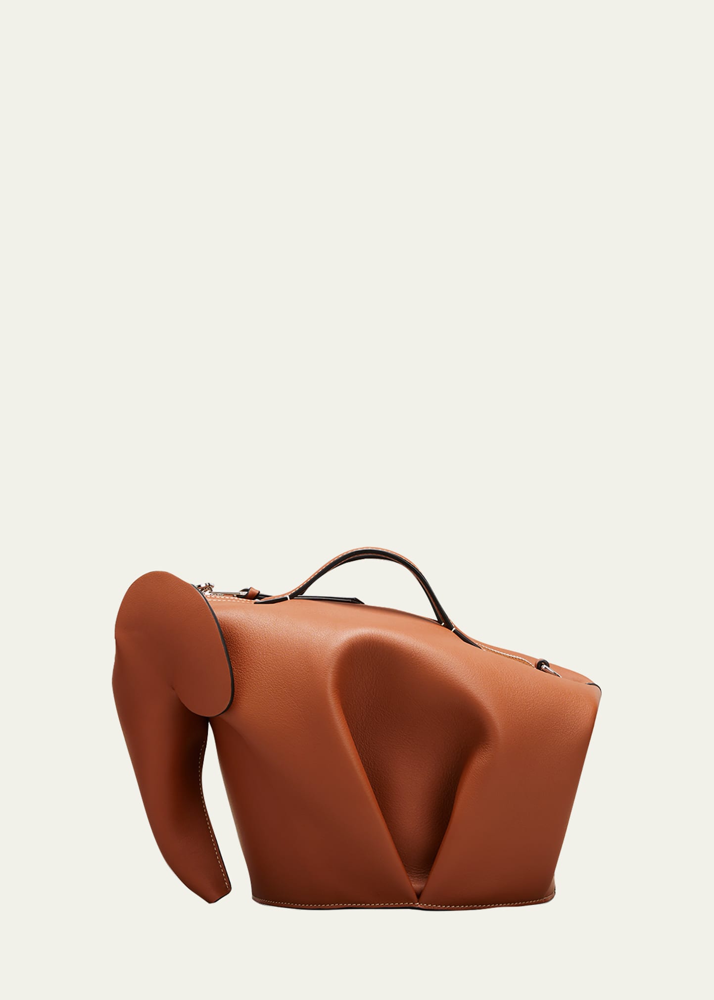 Loewe Men's Elephant Large Crossbody Bag In Tan