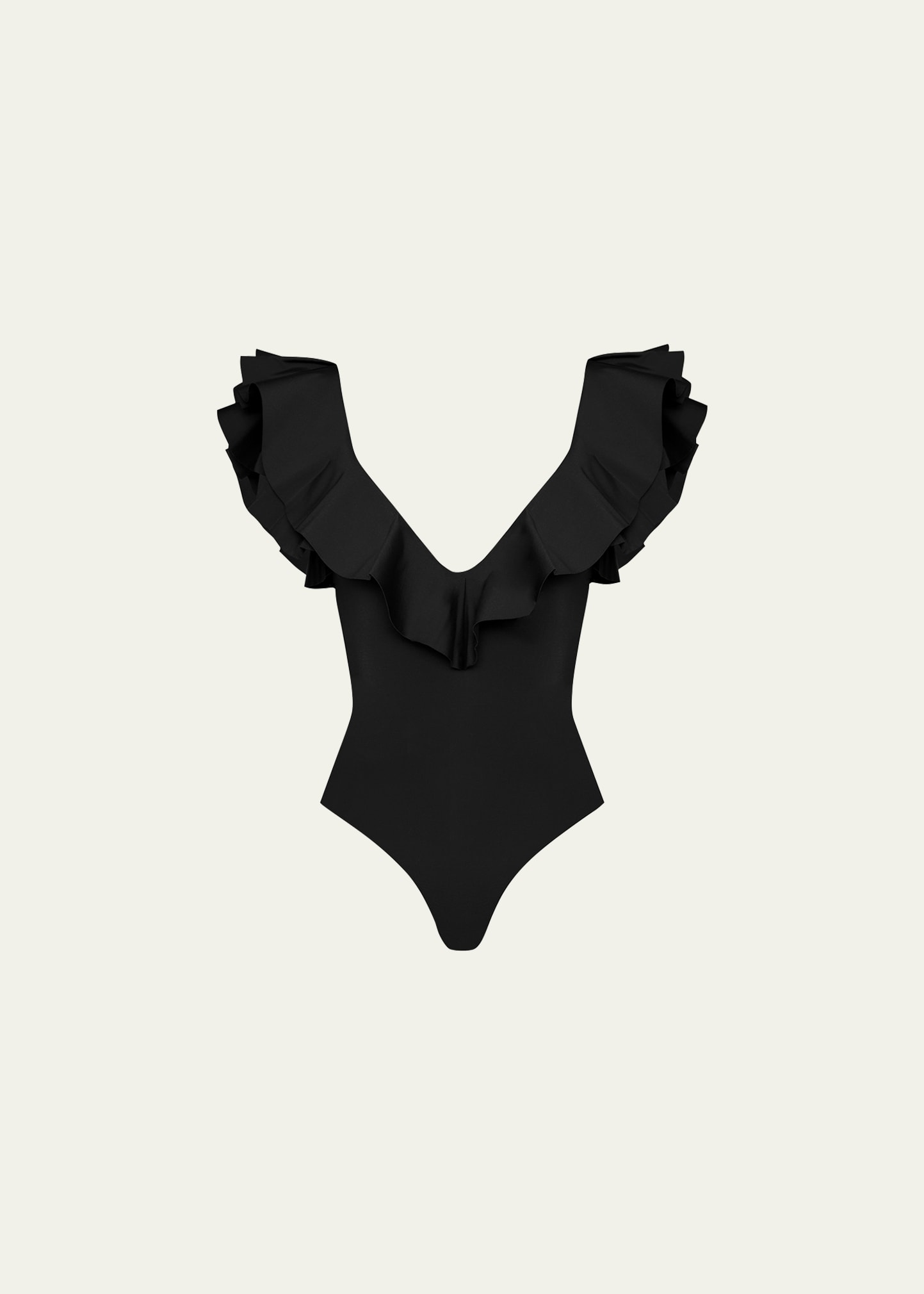 Maygel Coronel Santa One Piece Swimsuit In Black
